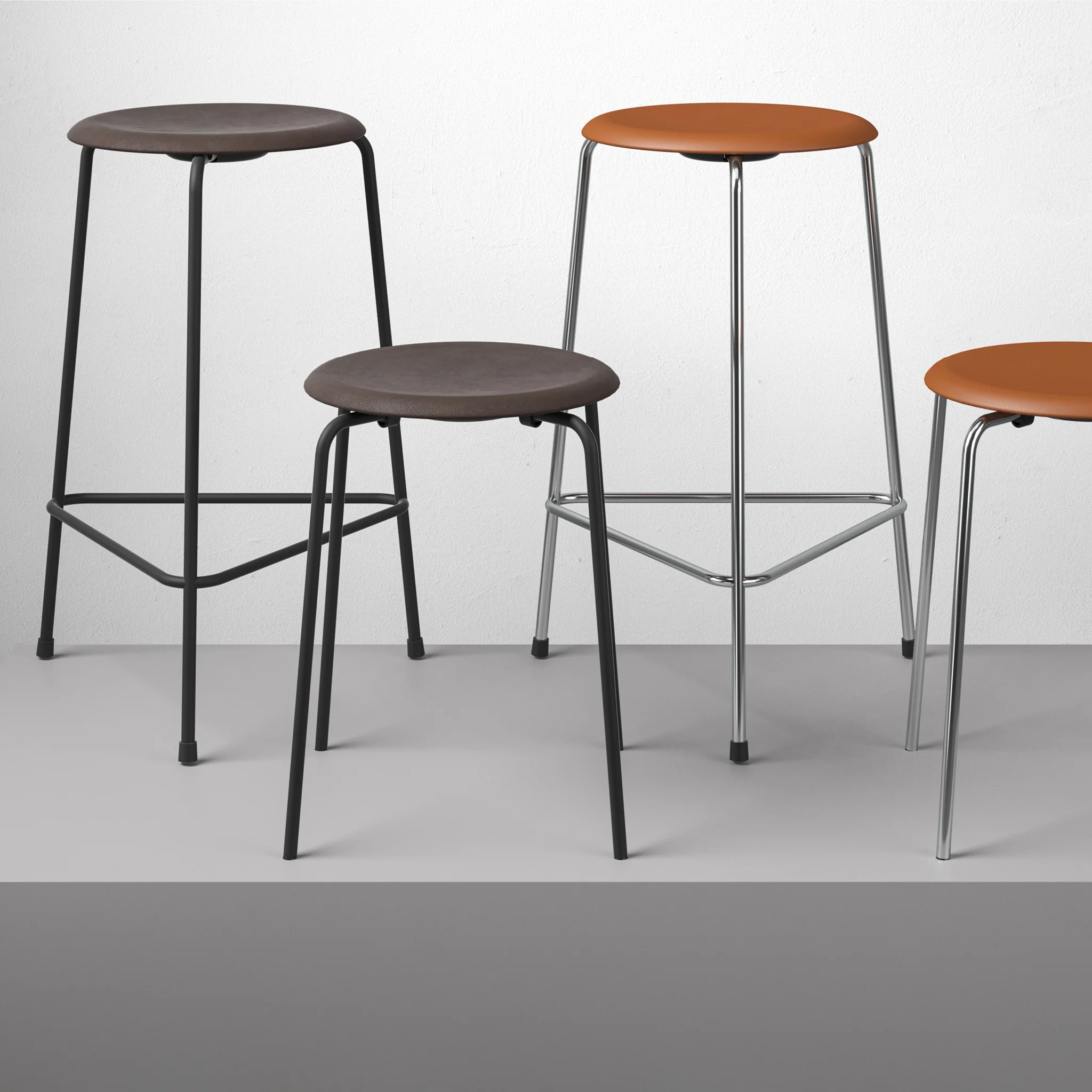 High Dot Counter Stool by Fritz Hansen - Image 3