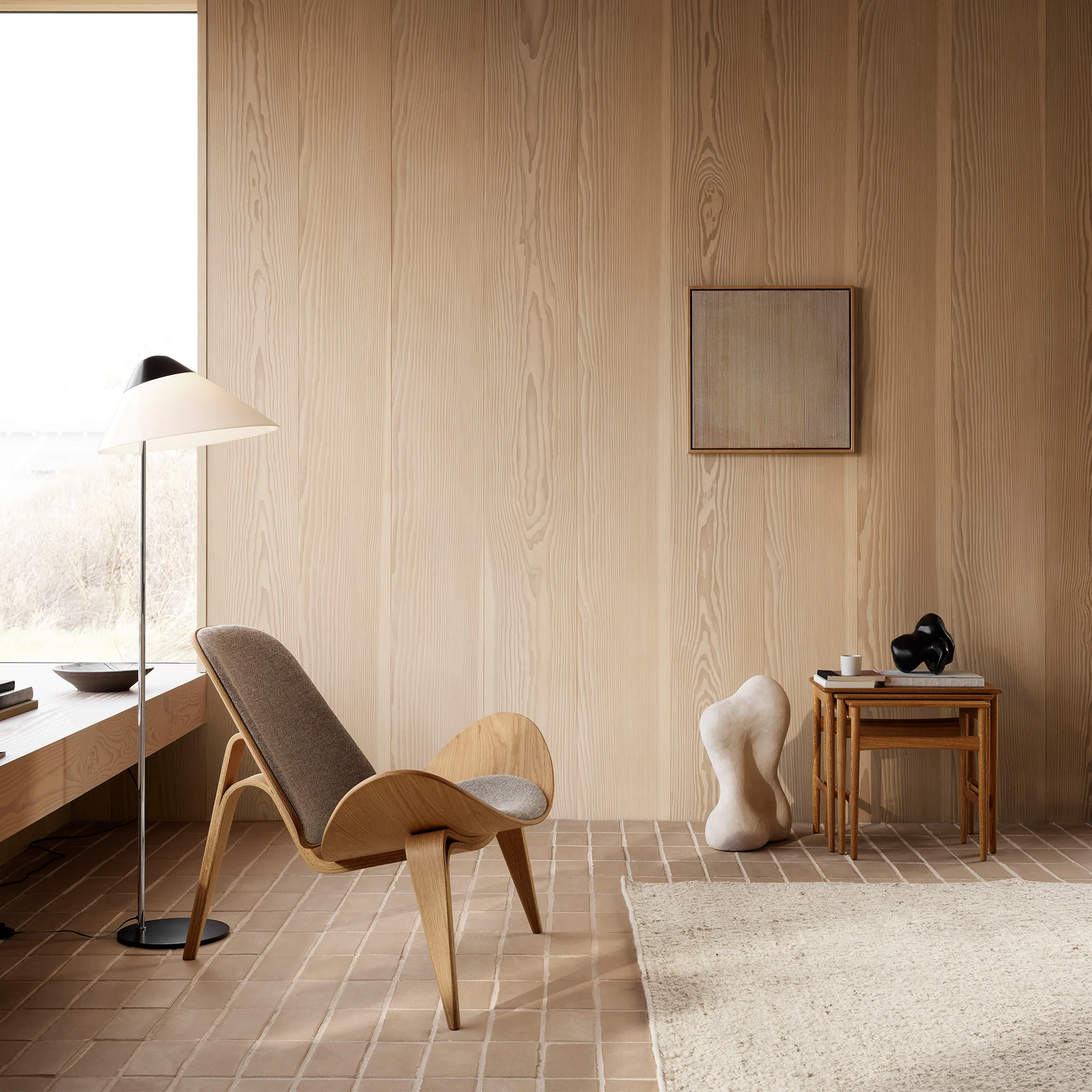 HJWO3 Opala Floor Lamp Midi by Hans J. Wegner - Image 3