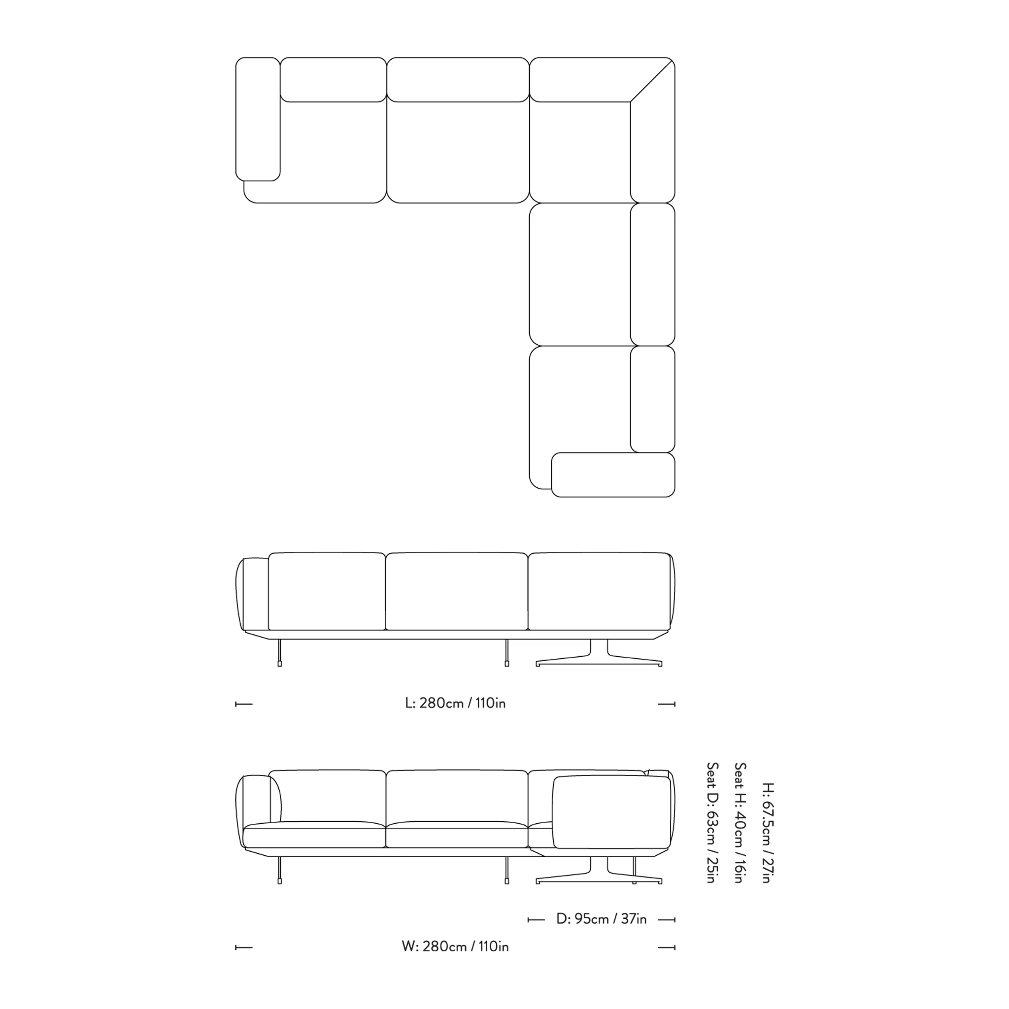 Inland Corner Sofa AV41 By &Tradition - Image 3