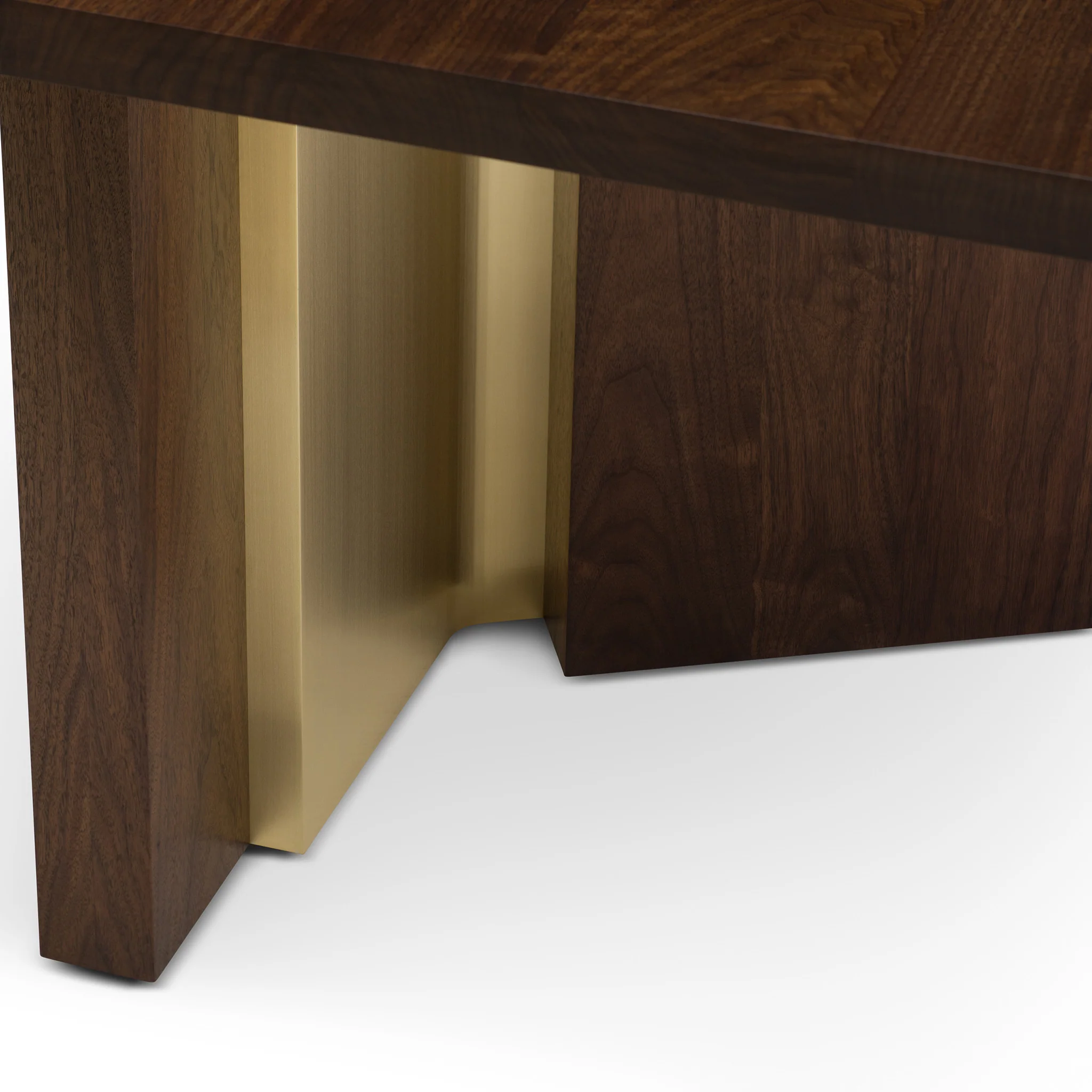 Izar Dining Table With Brass By Anthony Guerrée - Image 2