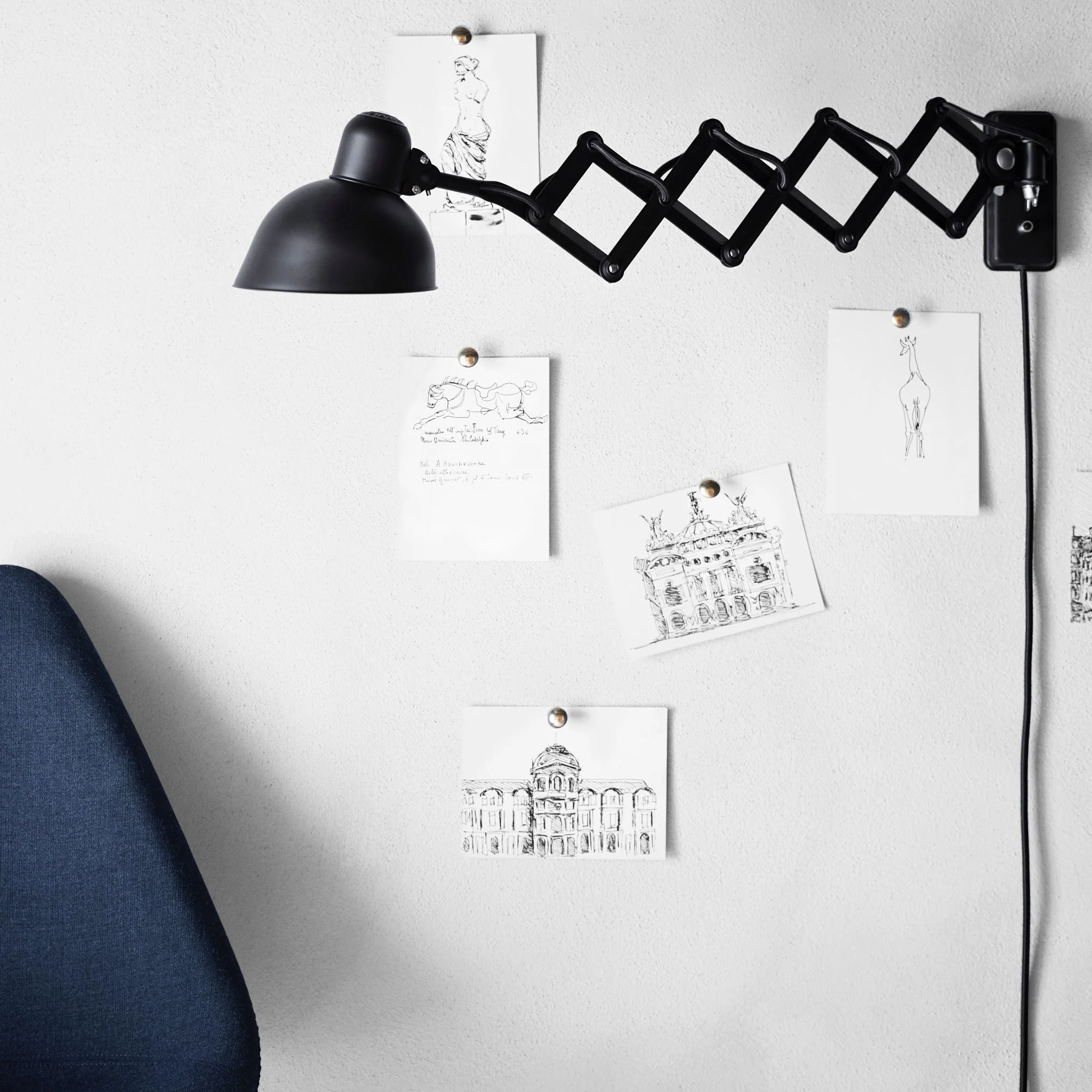 Kaiser Idell 6718-W Scissor Wall Lamp by Fritz Hansen - Image 2