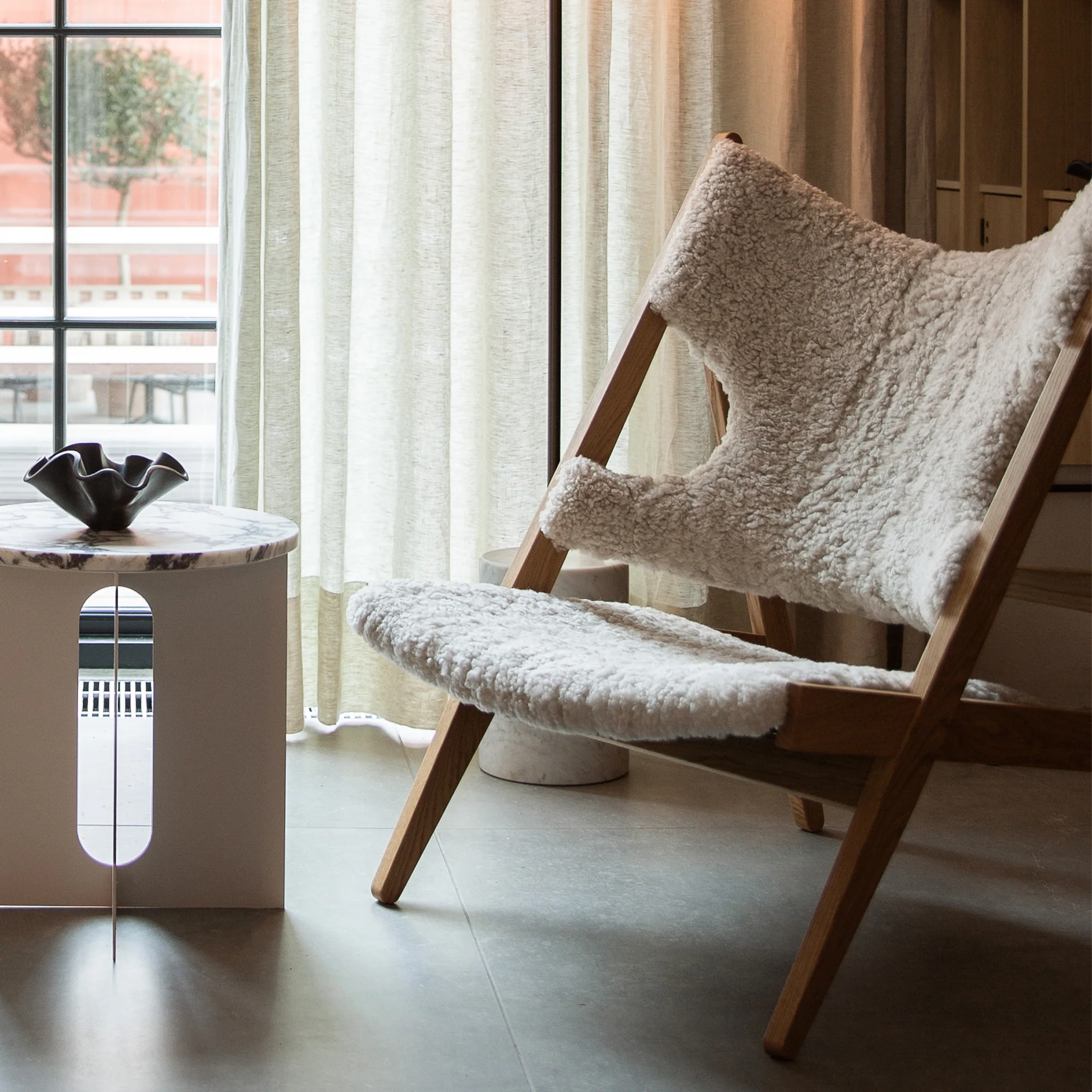 Knitting Chair - Sheepskin by Audo Copenhagen - Image 2
