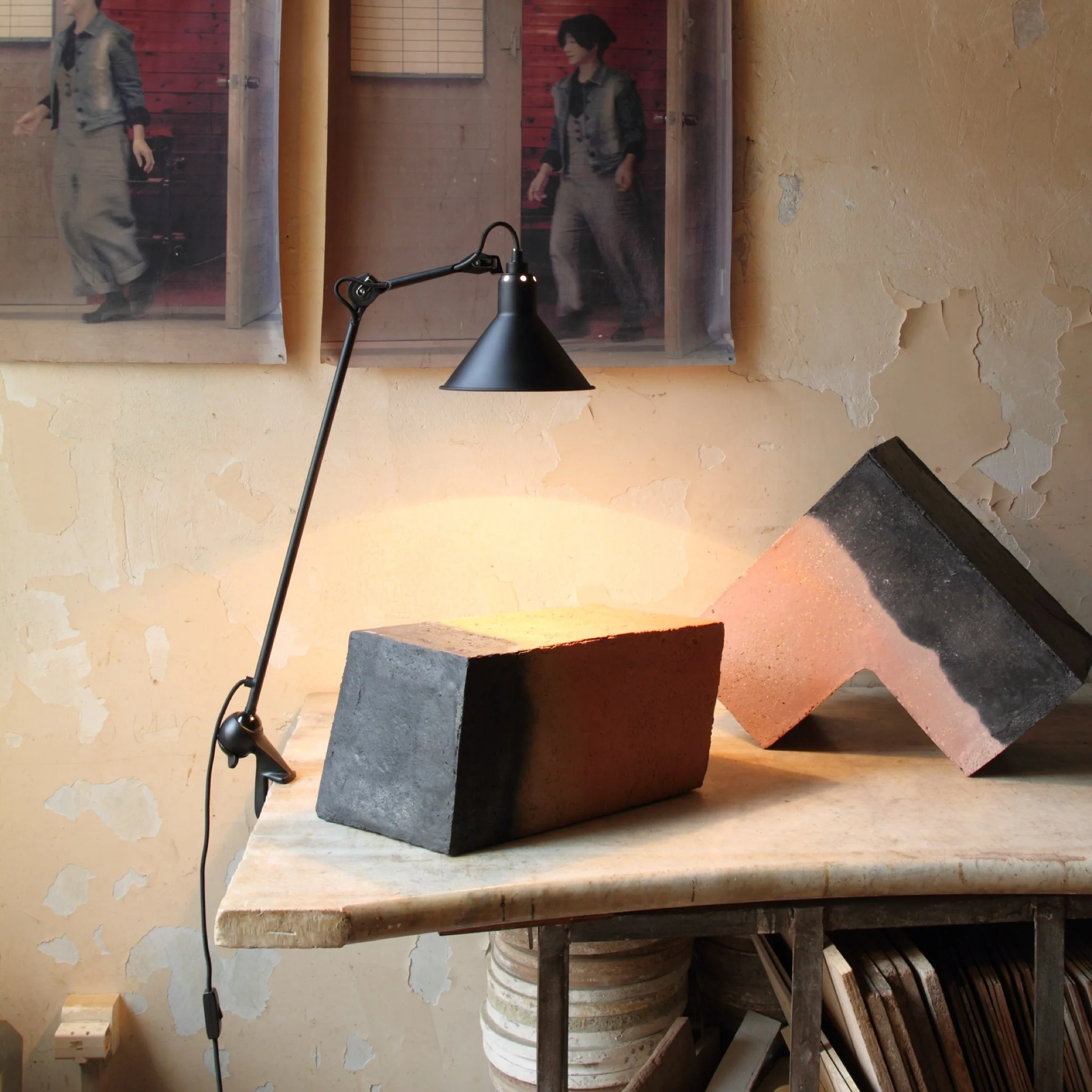 Lampe Gras N°201 Architect Clamp Lamp by La Lampe Gras - Image 7