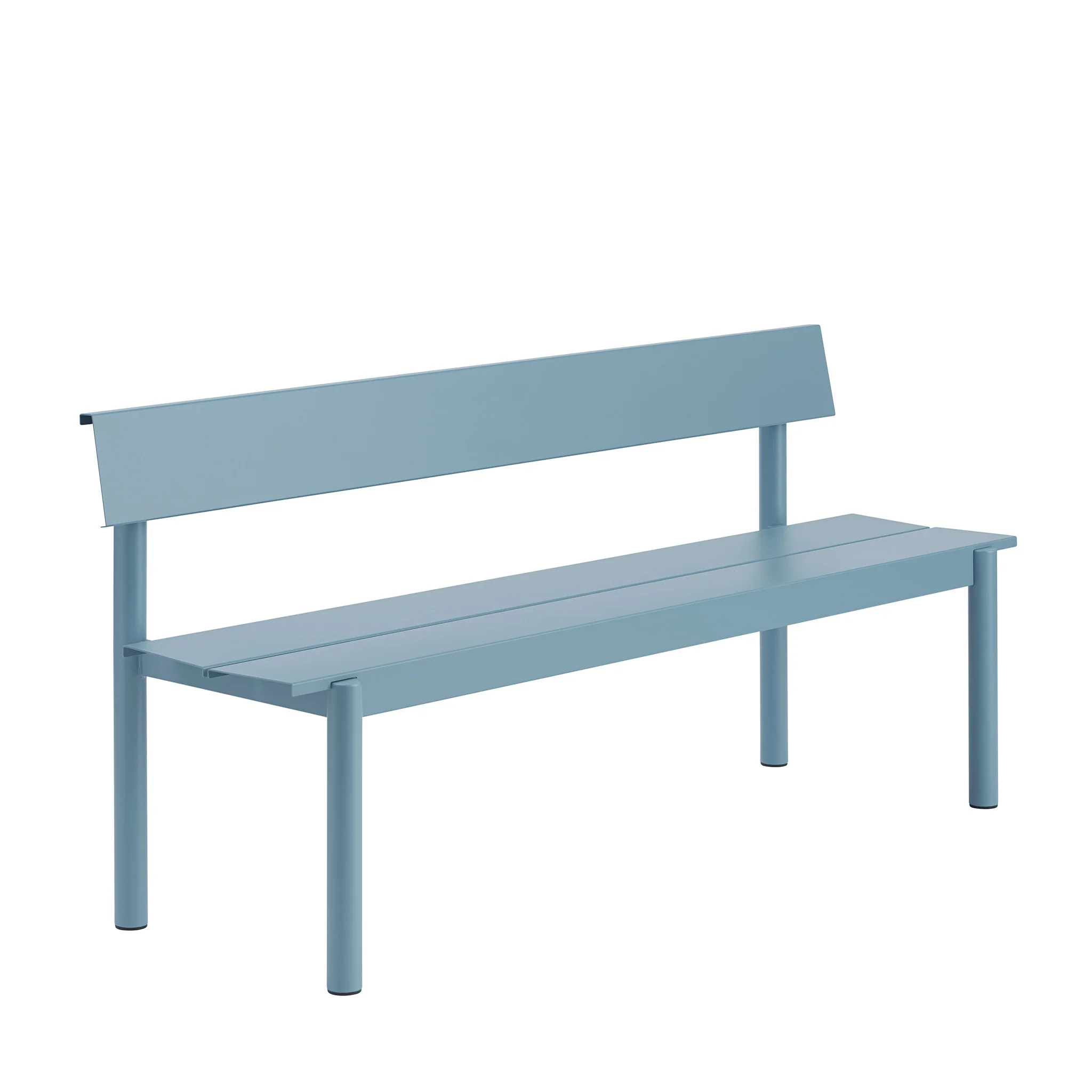 Linear Steel Bench With Back by Muuto - Image 2
