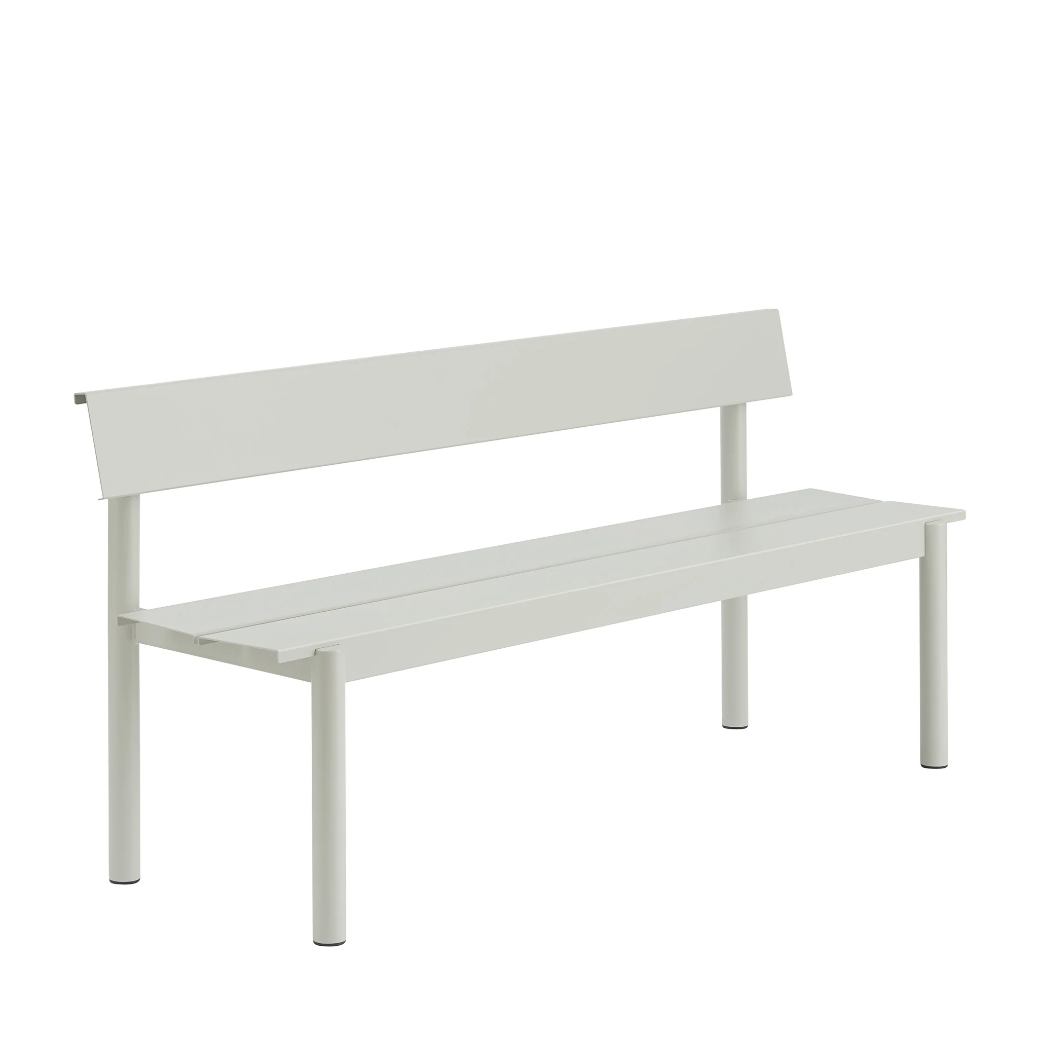 Linear Steel Bench With Back by Muuto - Image 3