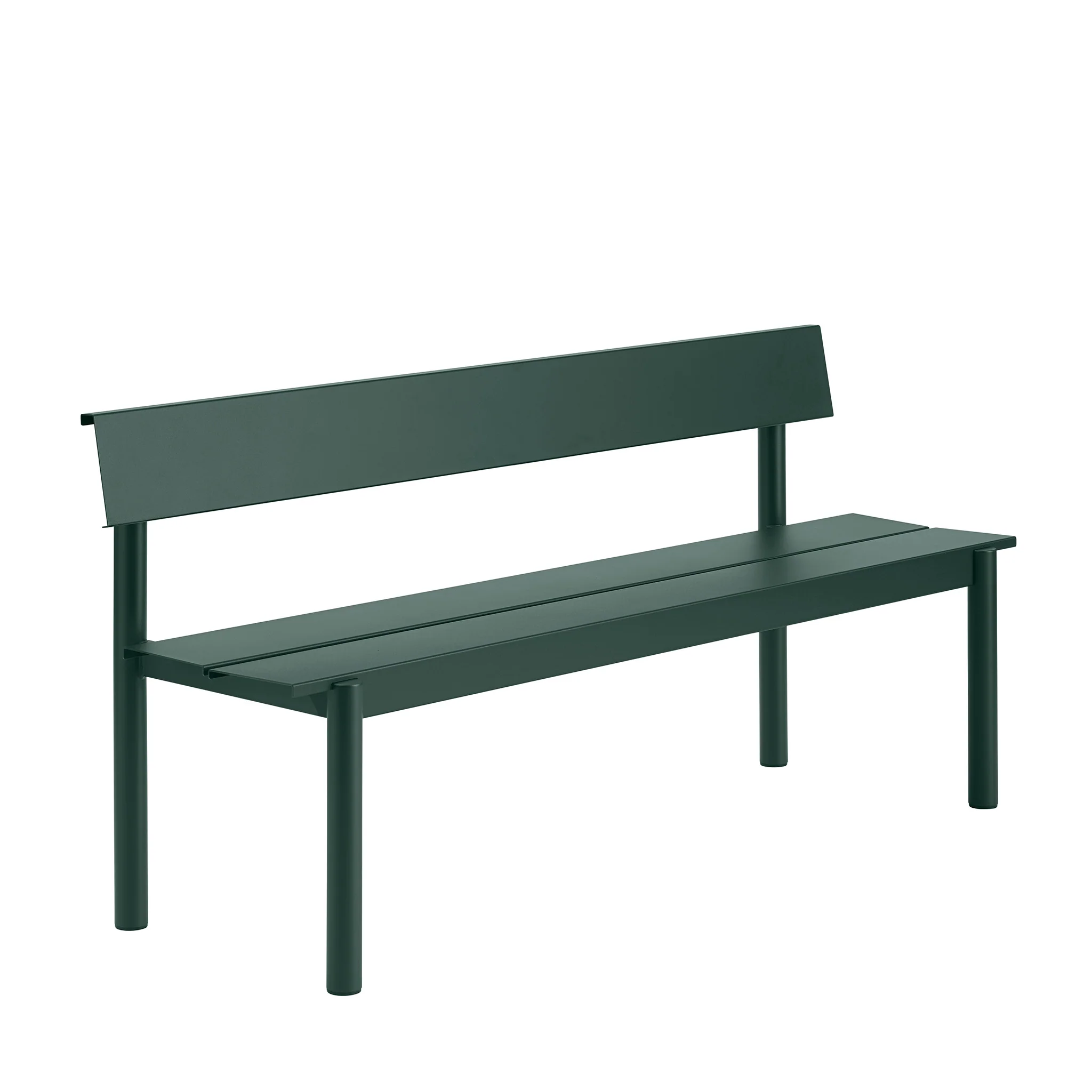 Linear Steel Bench With Back by Muuto - Image 4