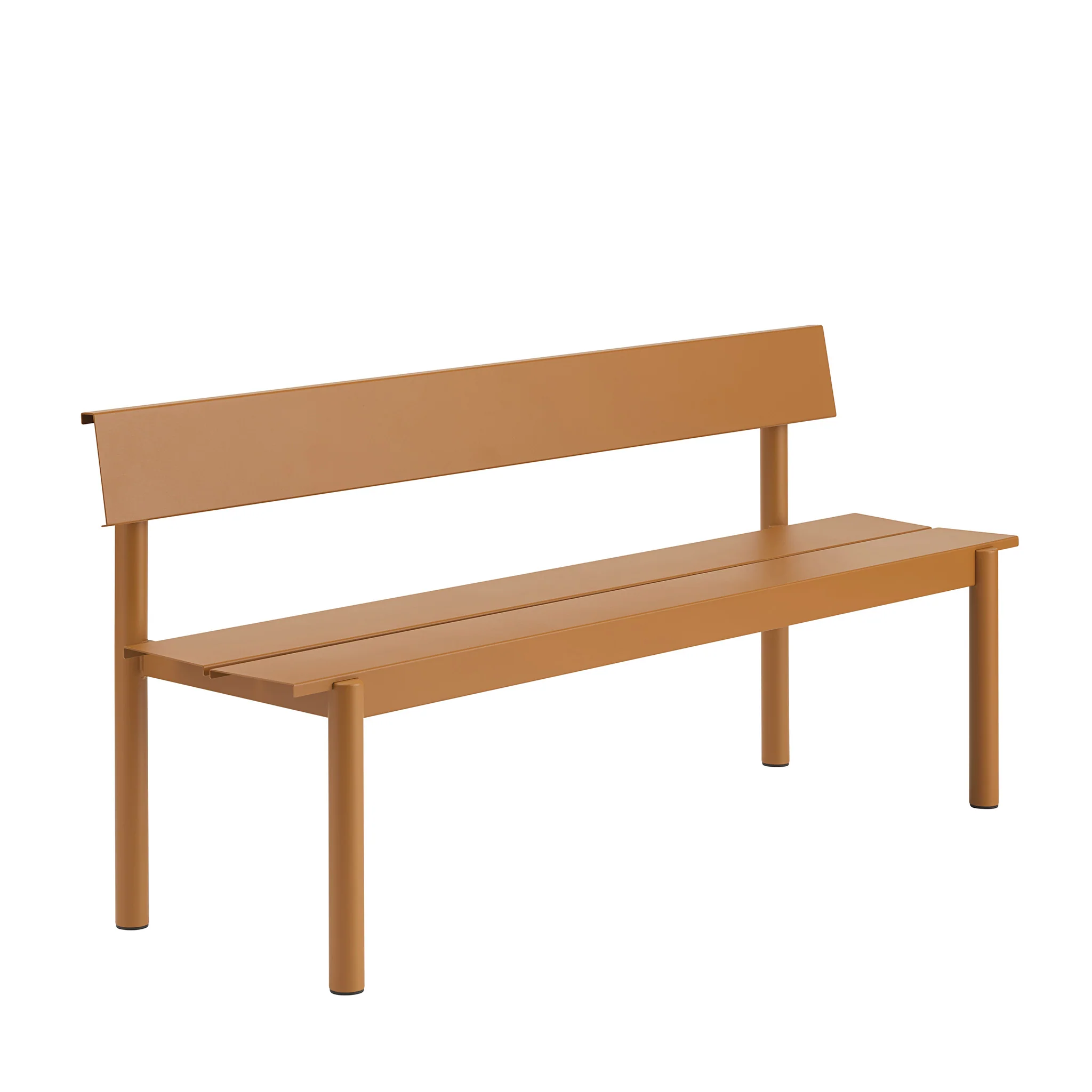 Linear Steel Bench With Back by Muuto - Image 5