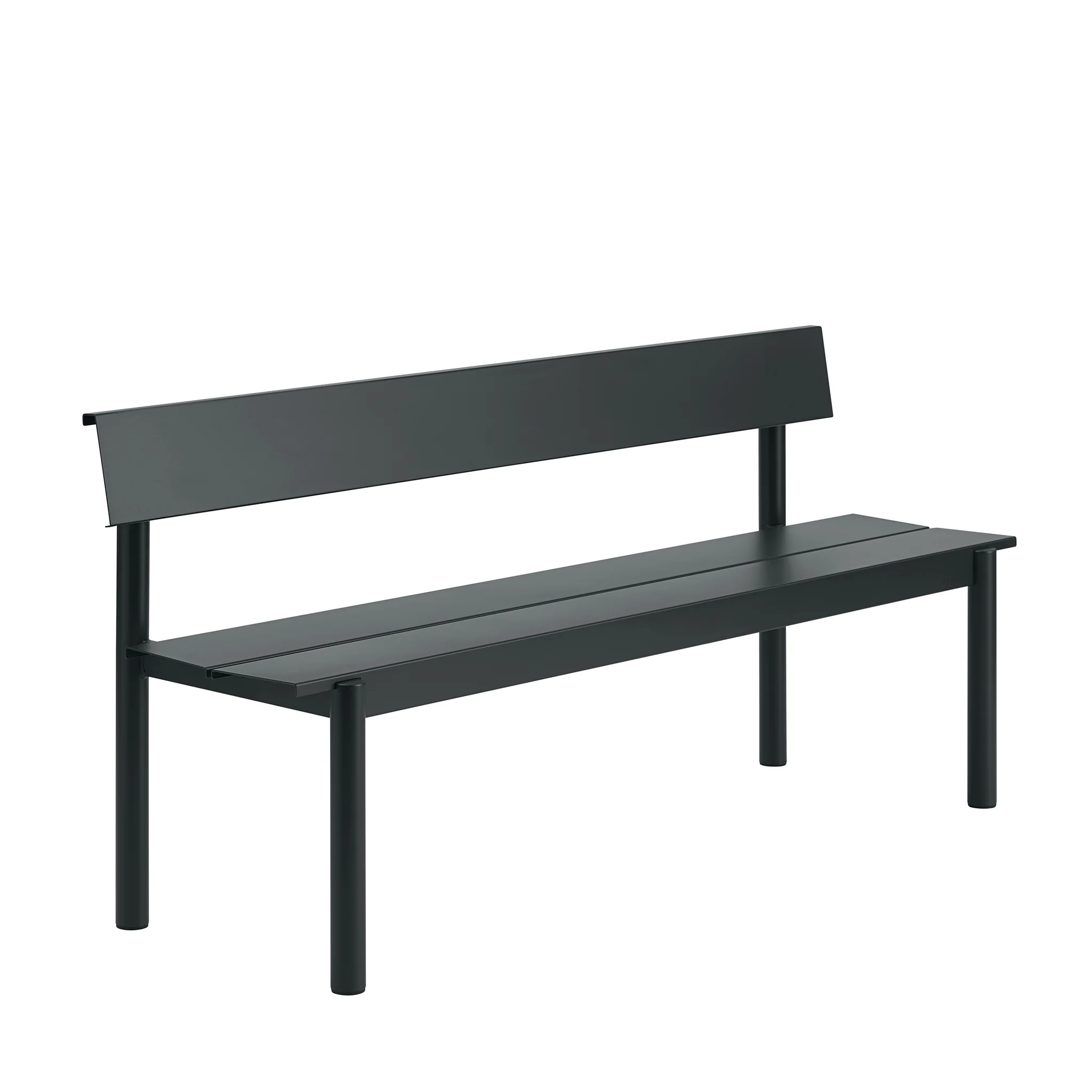 Linear Steel Bench With Back by Muuto - Image 6