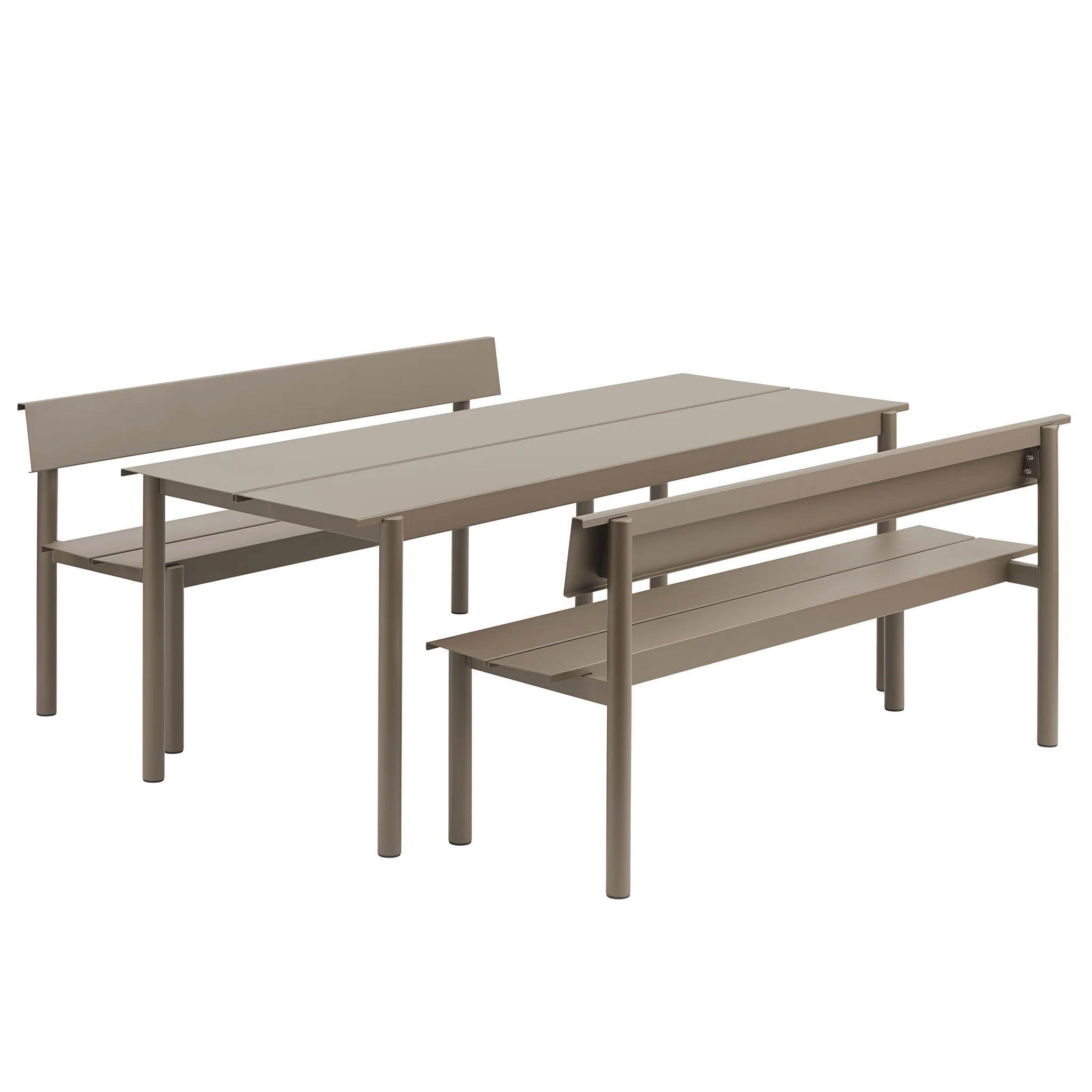 Linear Steel Bench With Back by Muuto - Image 8