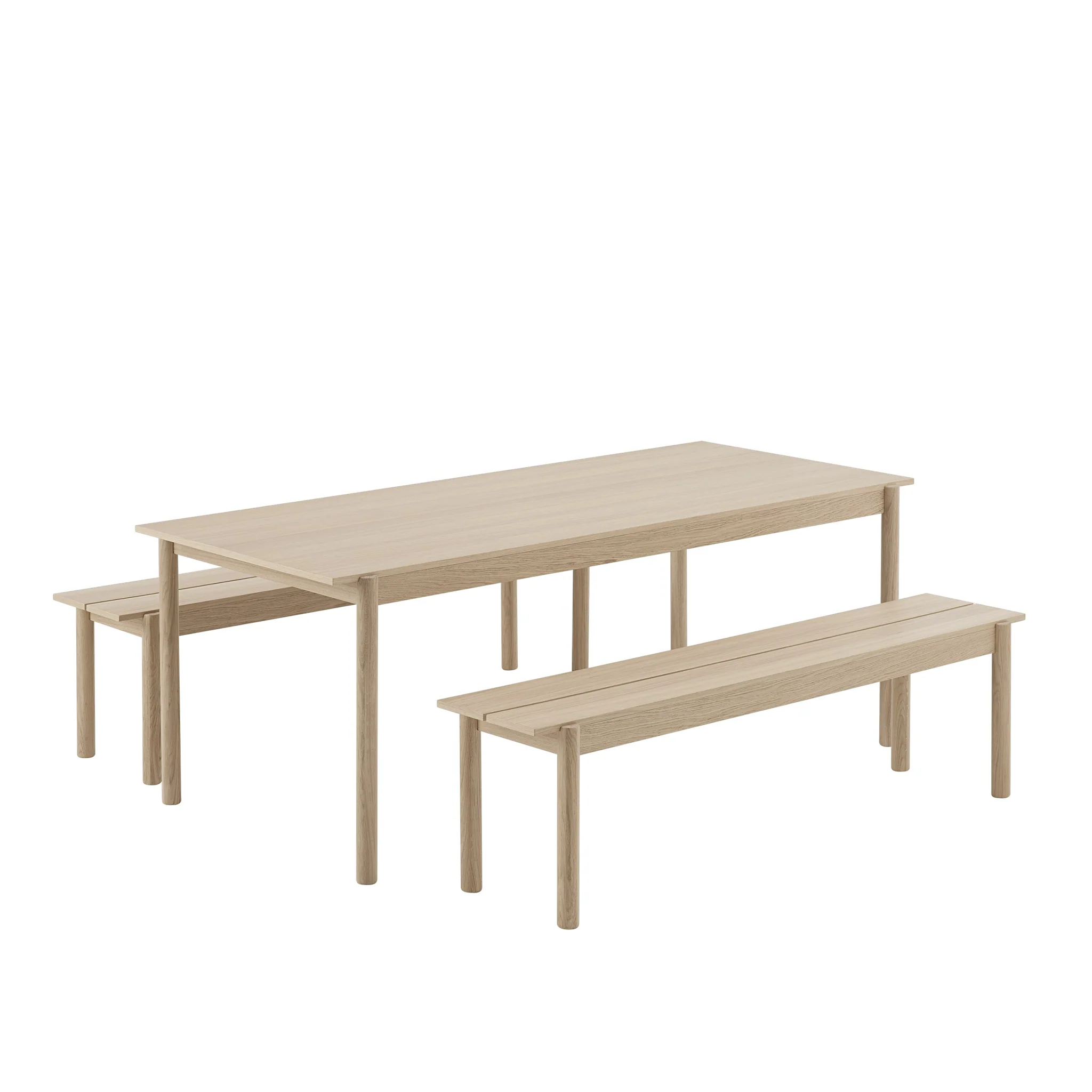 Linear Wood Bench by Muuto - Image 3