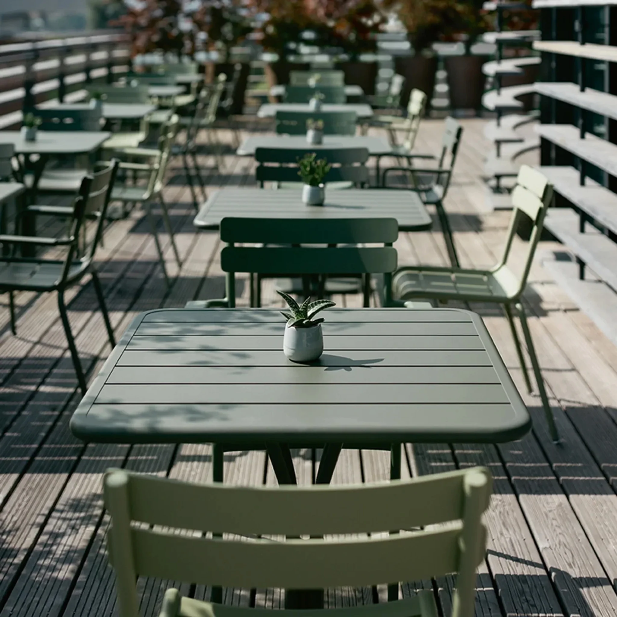Luxembourg Square Pedestal Table by Fermob - Image 6