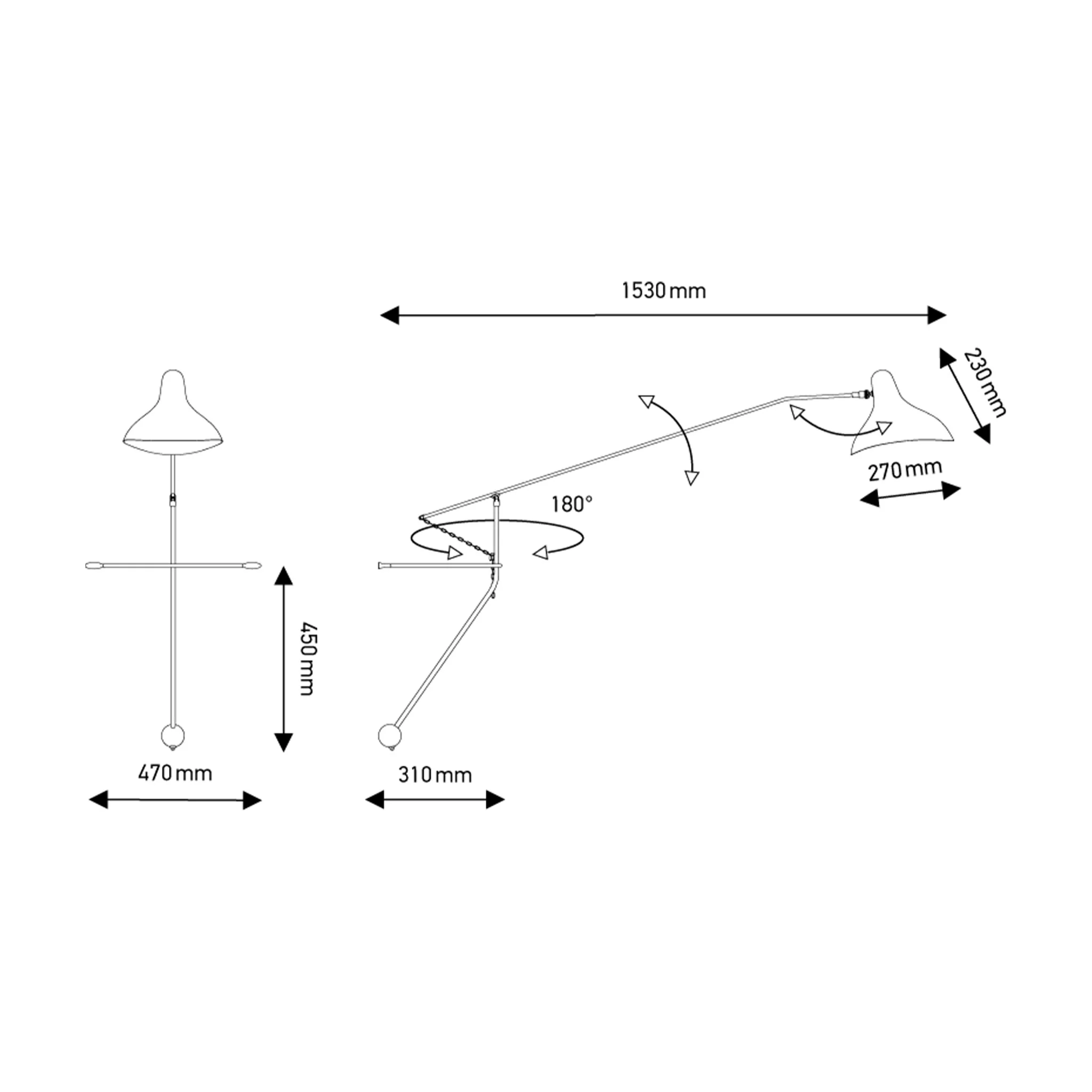 Mantis BS2 Wall Lamp by DCW - Image 3