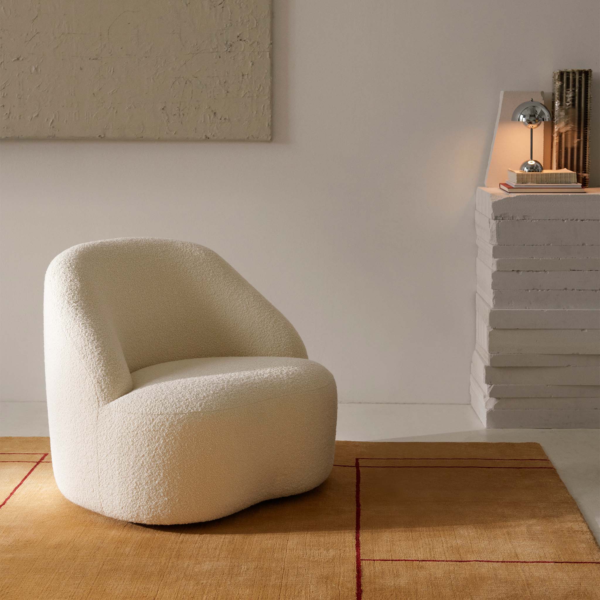 Margas LC2 Lounge Chair Swivel Base By Louise Liljencrantz - Image 6
