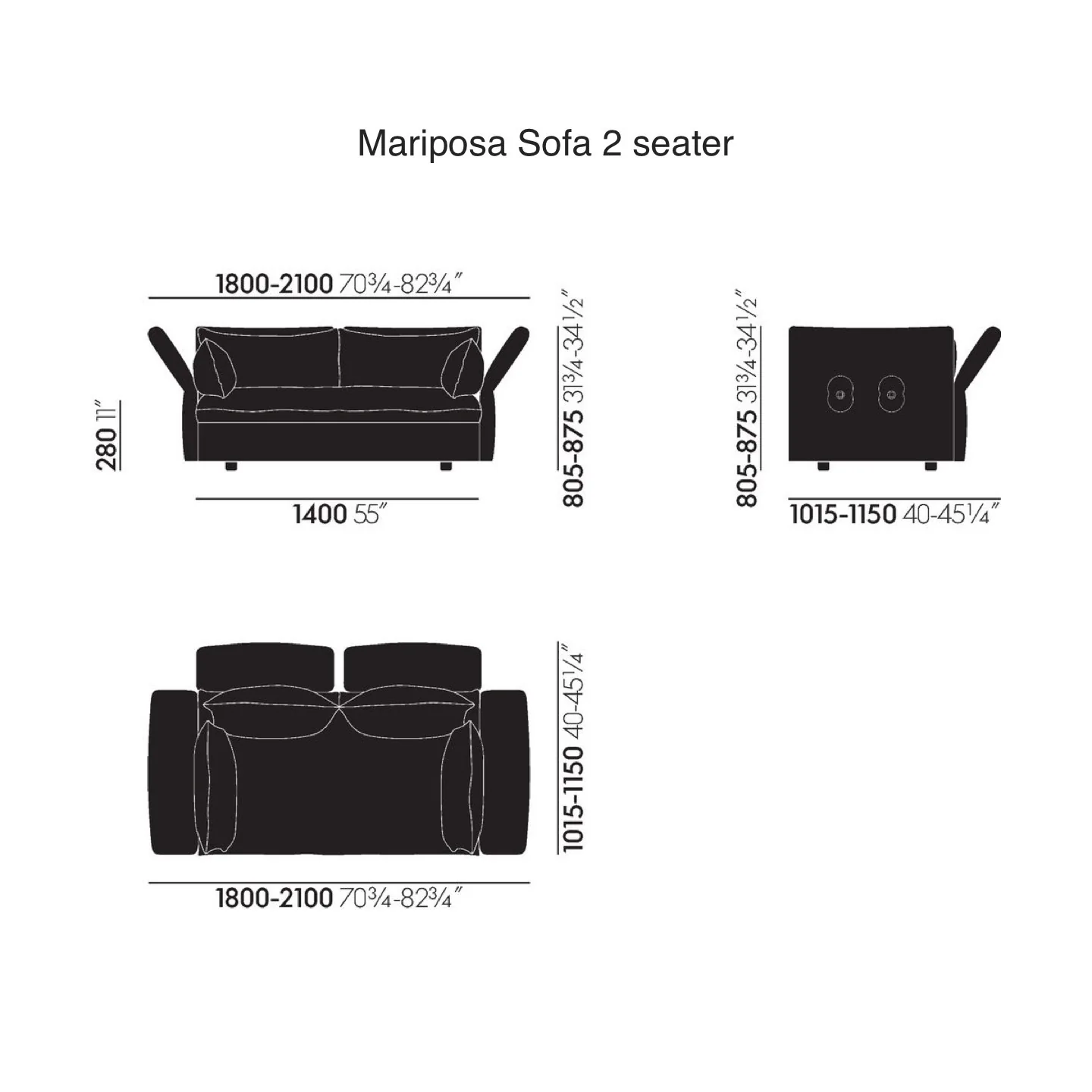 Mariposa Sofa by Vitra - Image 3
