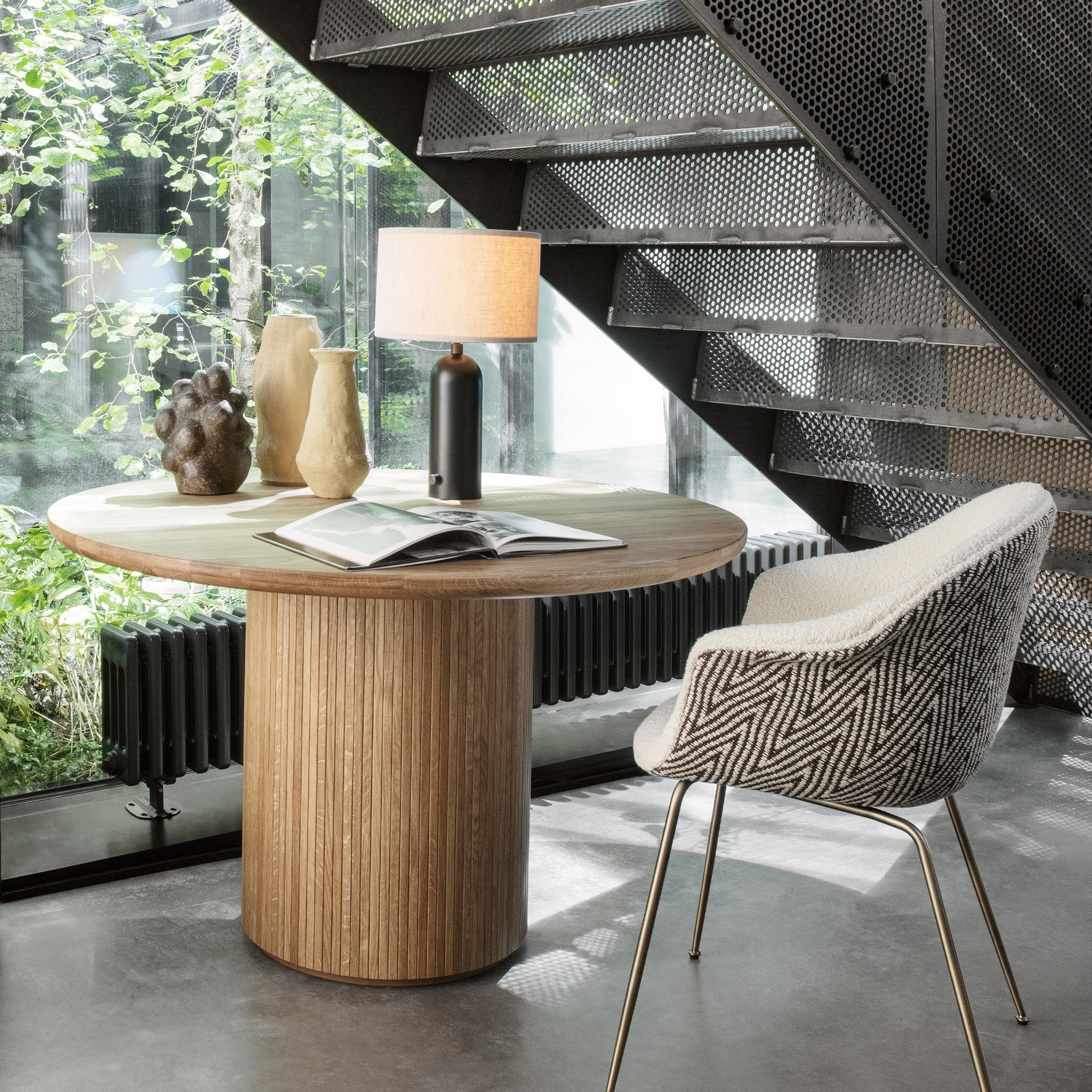 Moon Dining Table Round by Gubi - Image 7