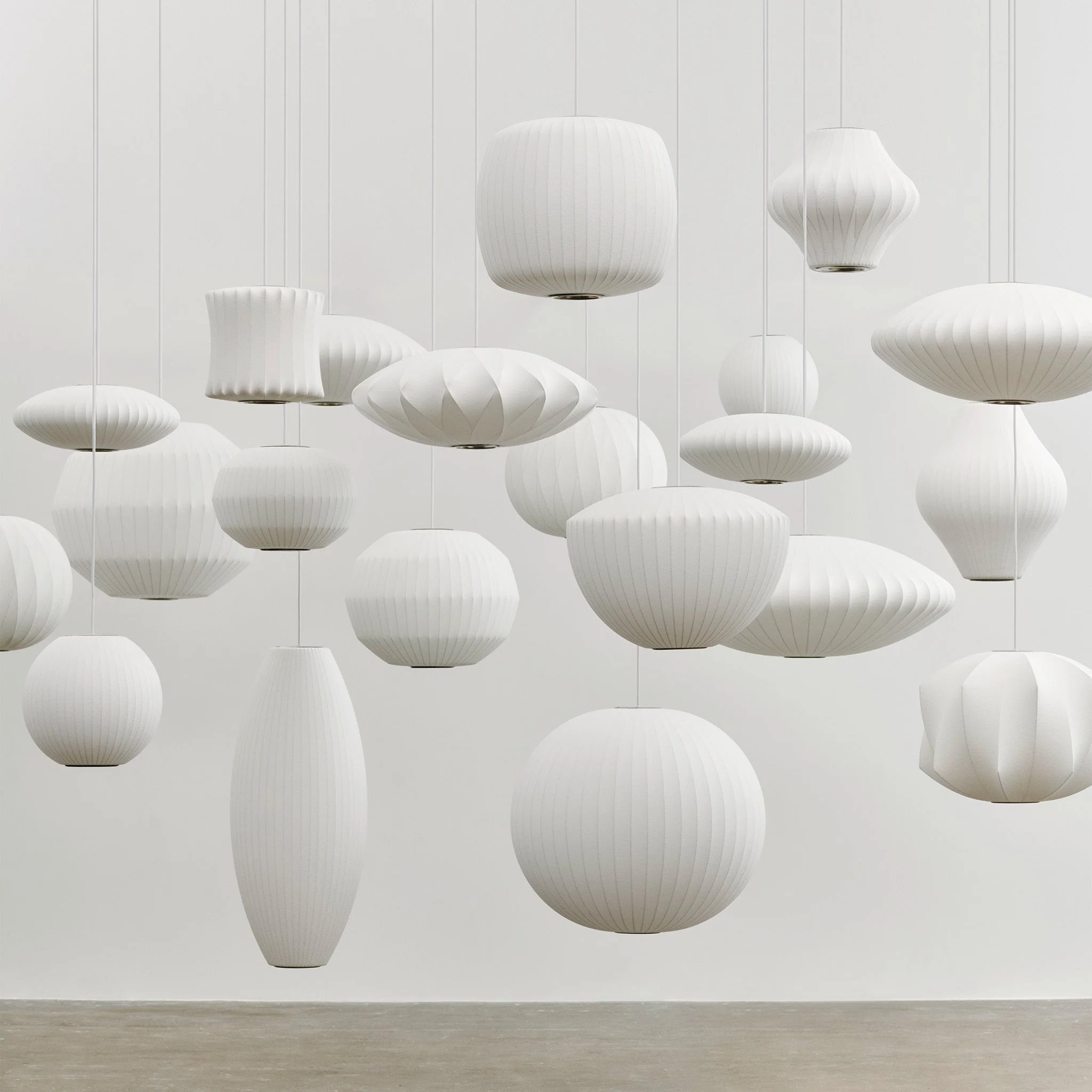 Nelson Roll Bubble Pendant Light by Hay - Image 2