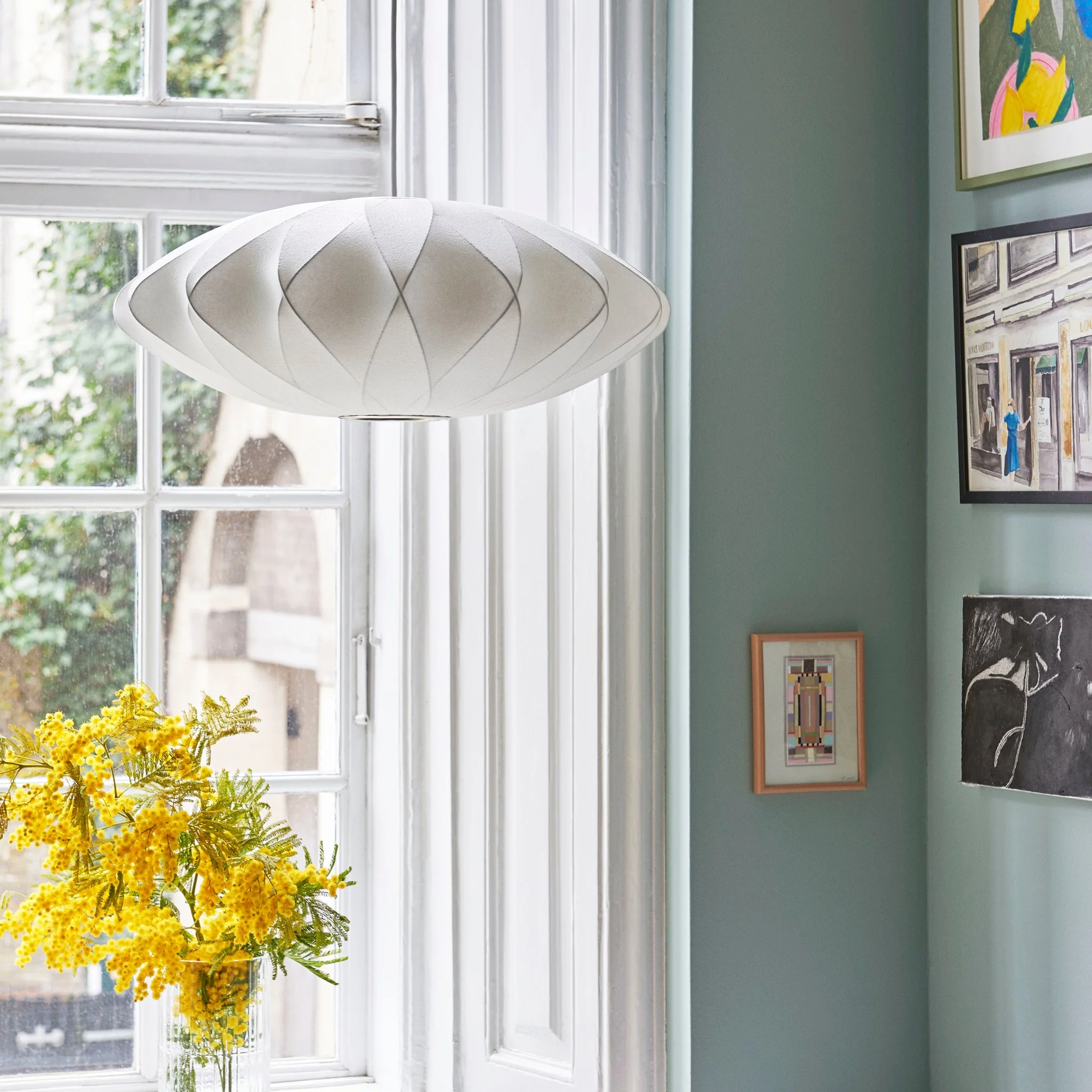 Nelson 'Criss Cross' Saucer Pendant Lights by Hay - Image 4
