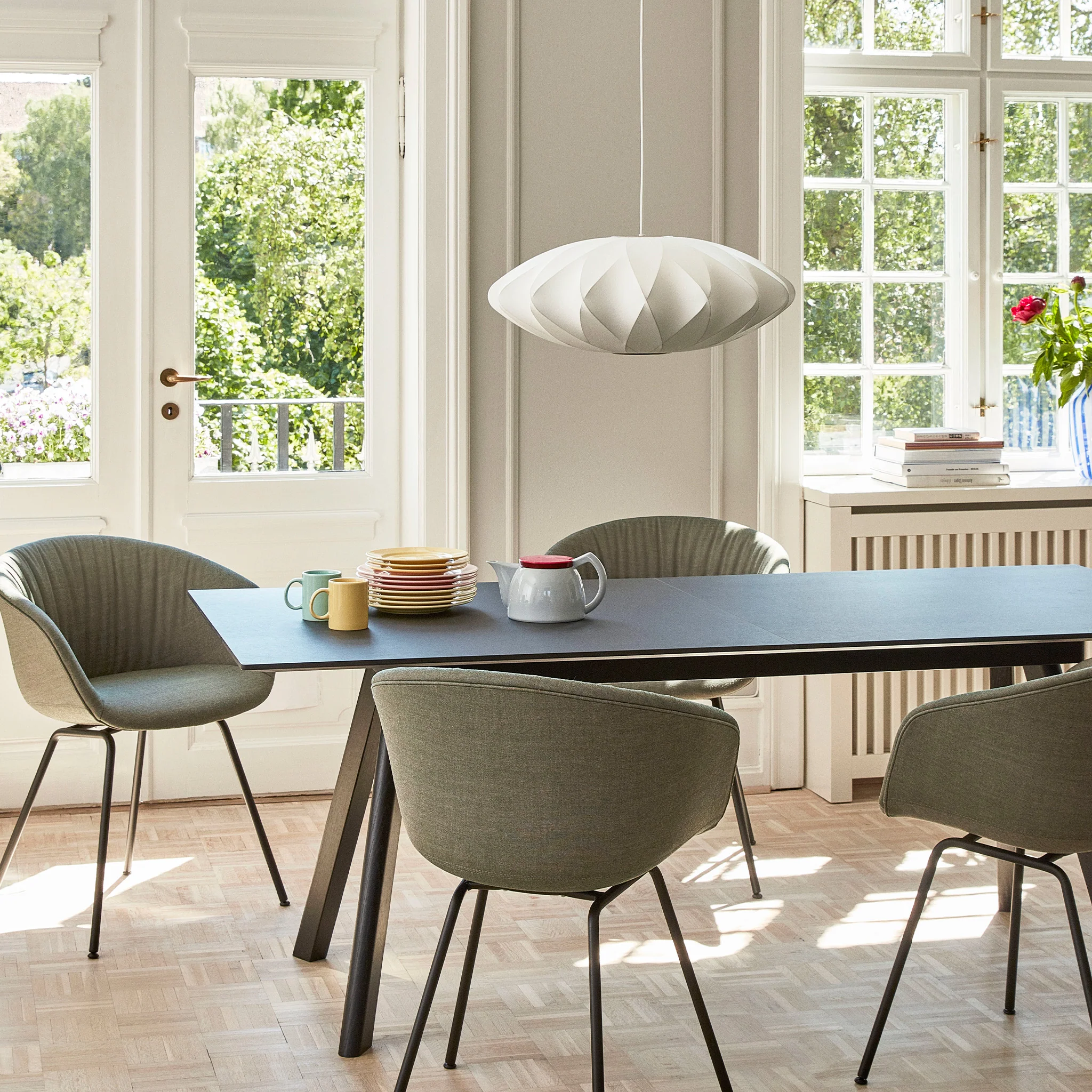Nelson 'Criss Cross' Saucer Pendant Lights by Hay - Image 5
