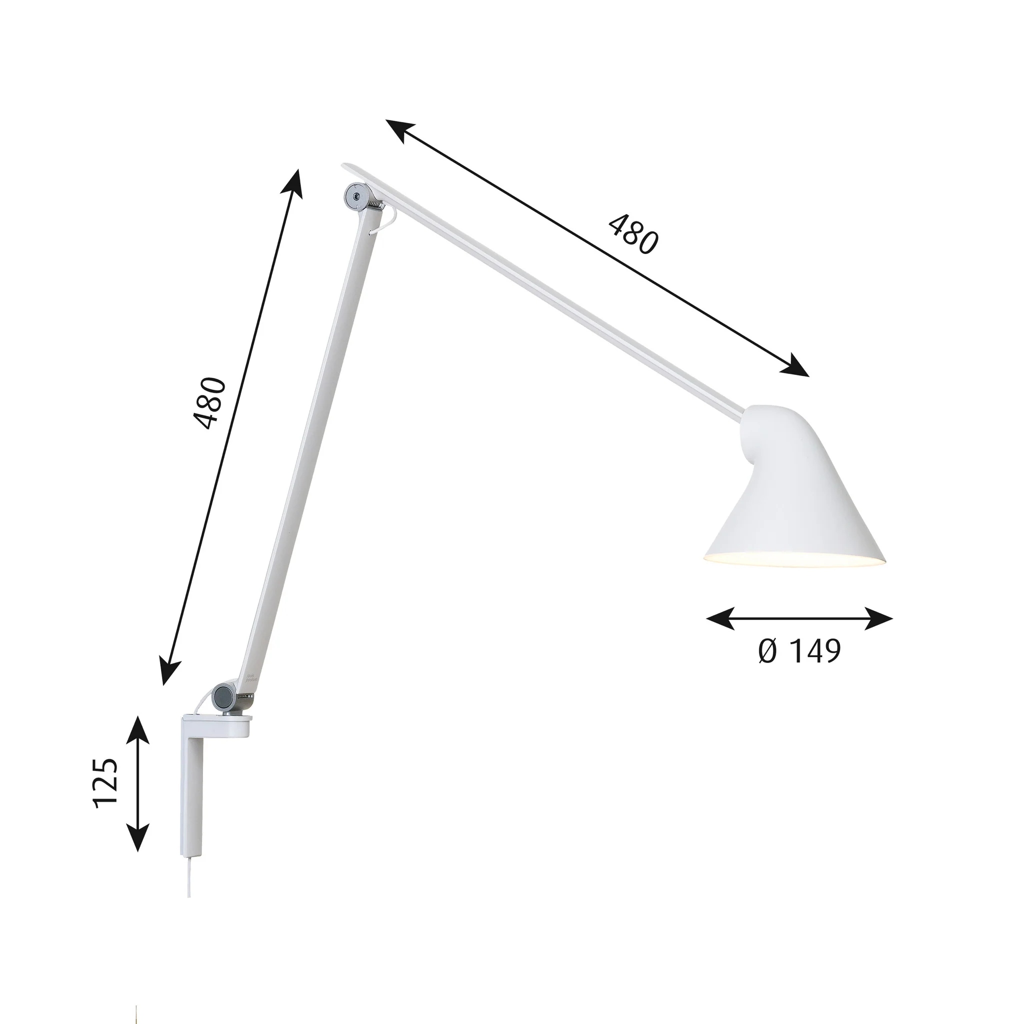 NJP Long Wall Lamp by nendo - Image 3
