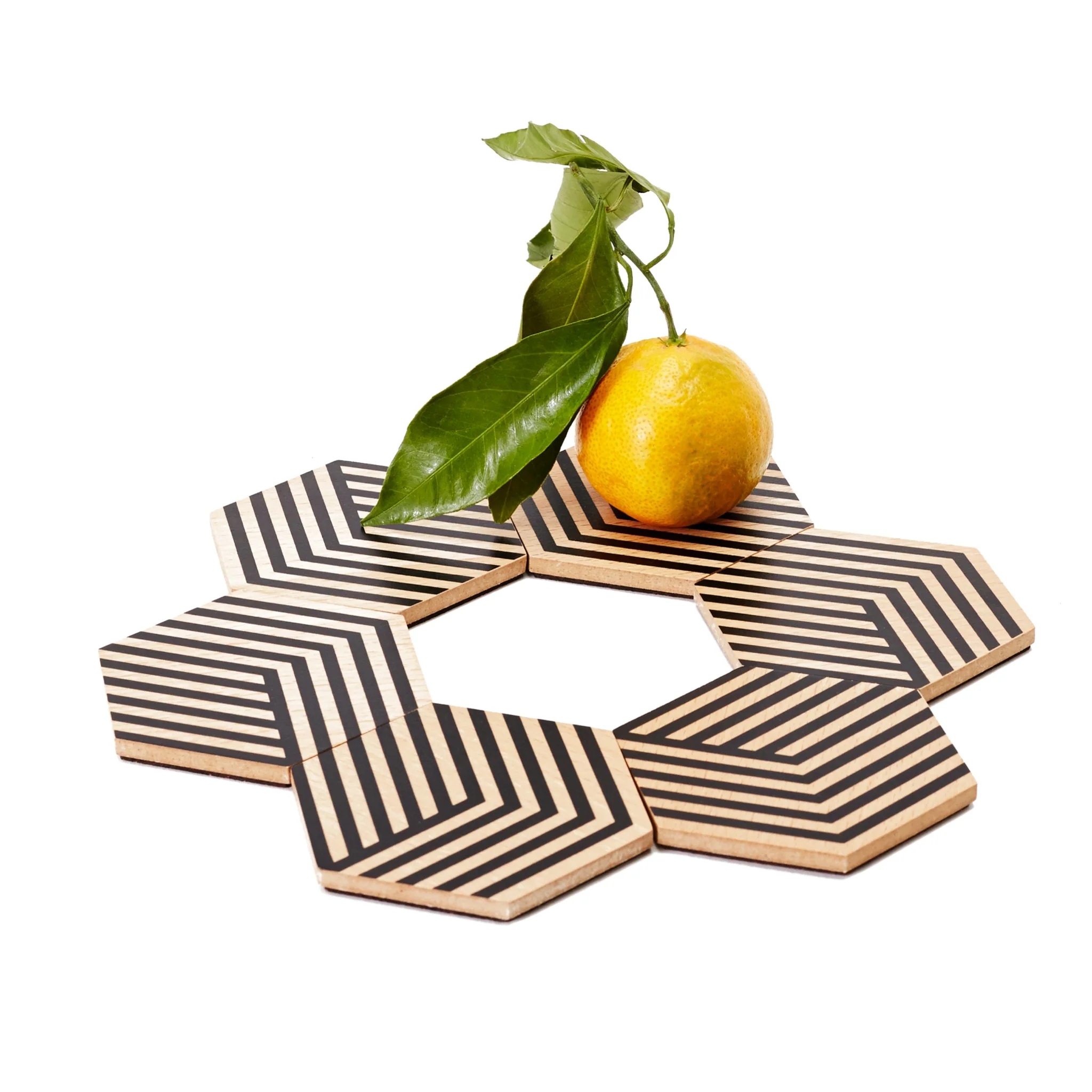 Optic Black Table Tiles by Areaware - Image 2