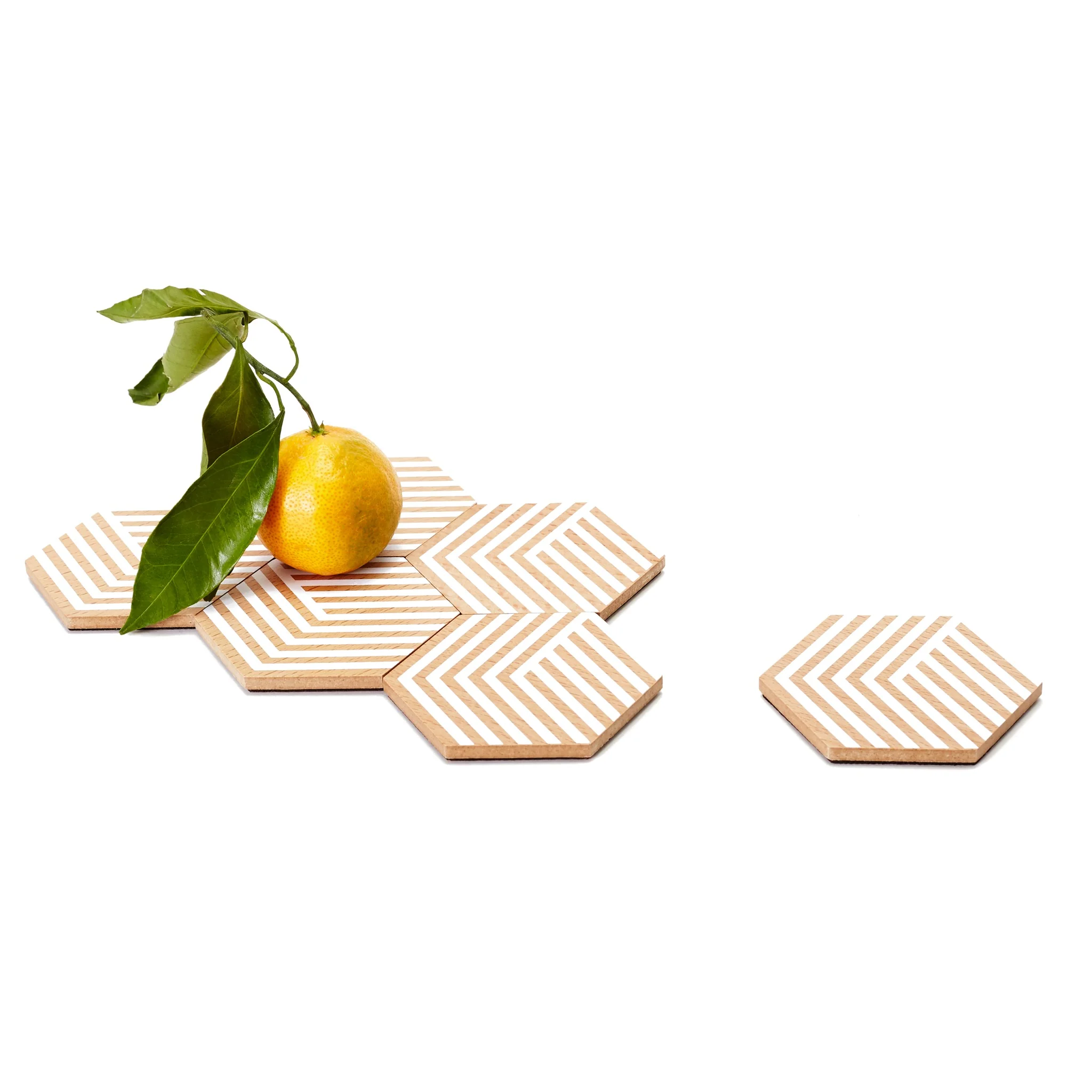 Optic White Table Tiles by Areaware - Image 3