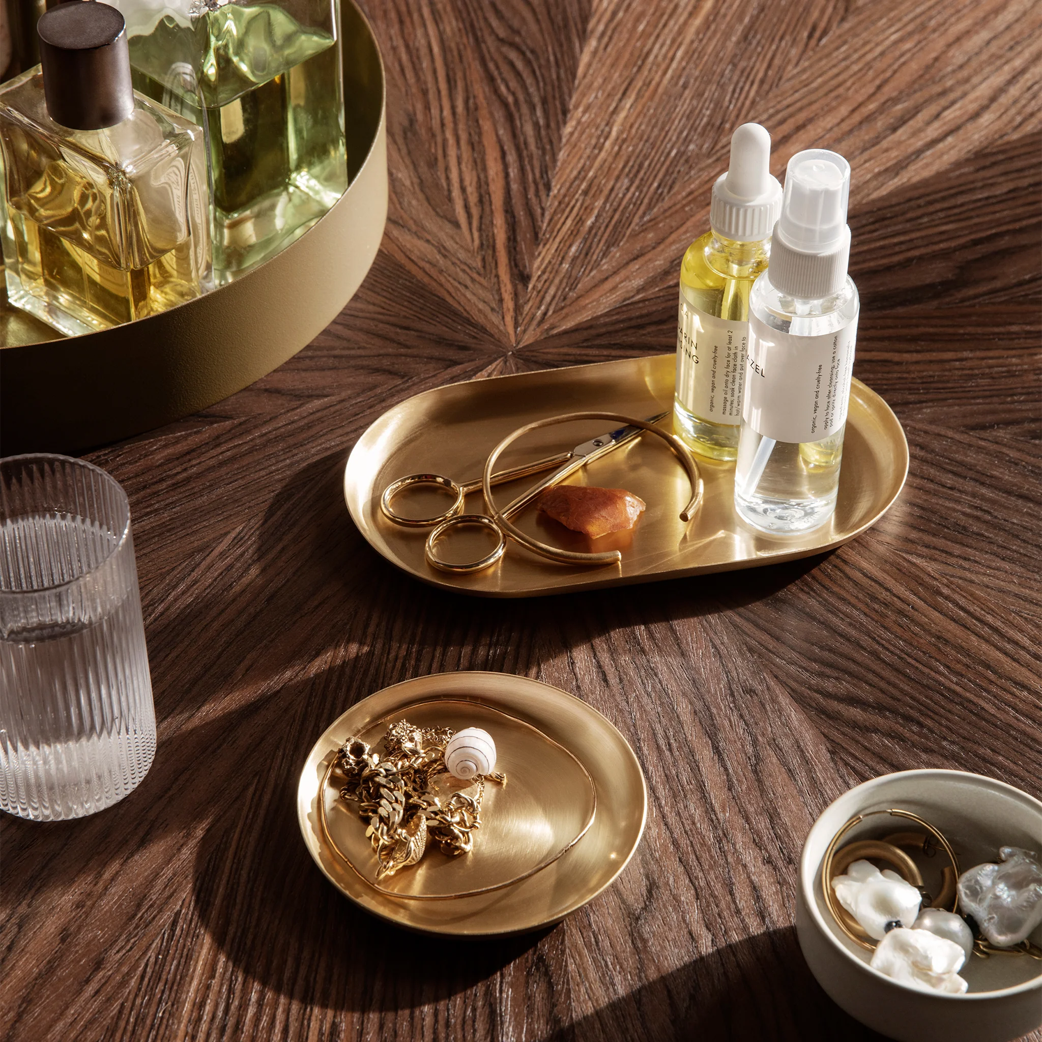 Oval Basho Tray - Brass by Ferm Living - Image 2
