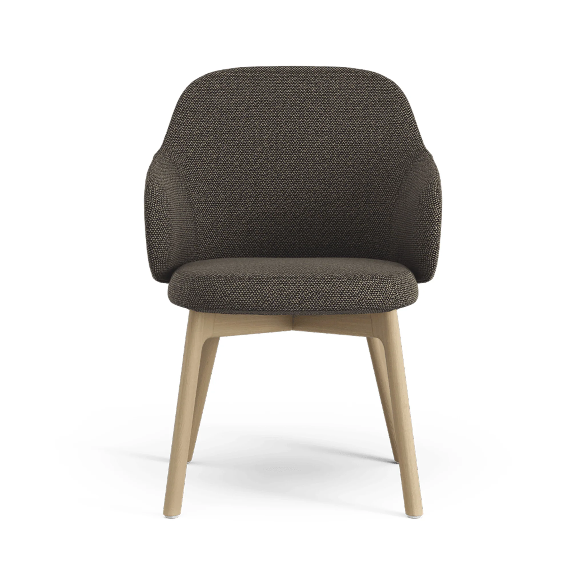 Pillo Armchair with Wooden Base by Swedese - Image 2