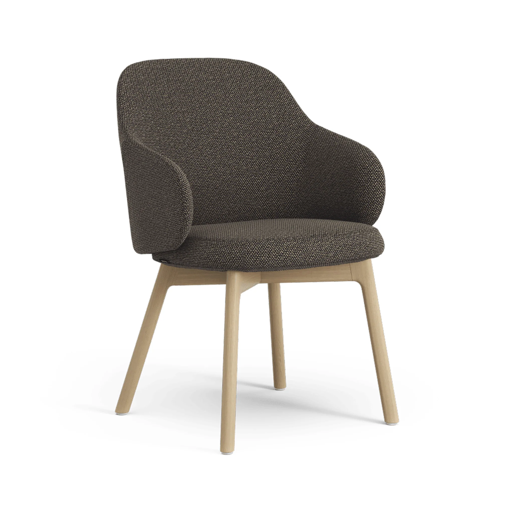 Pillo Armchair with Wooden Base by Swedese - Image 3
