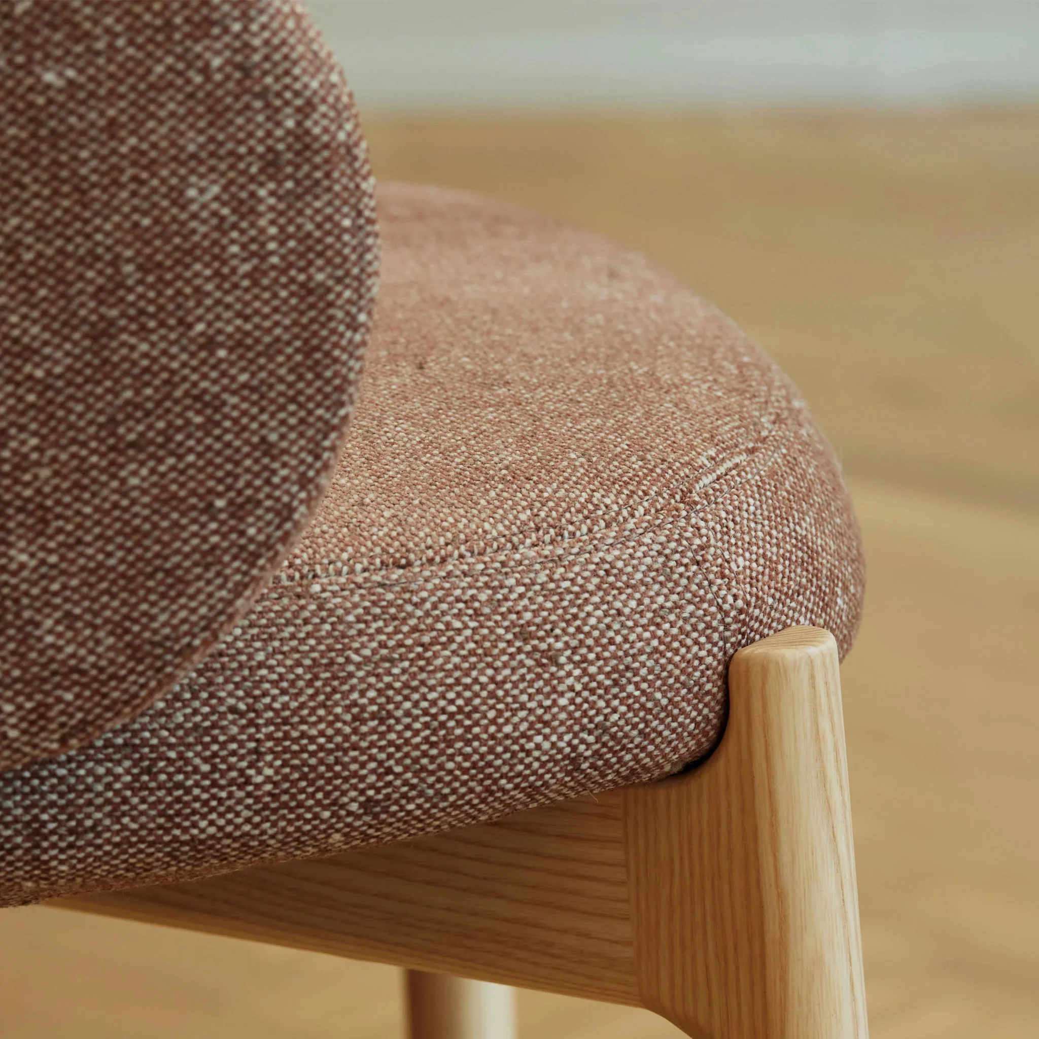 Pillo Armchair with Wooden Base by Swedese - Image 4