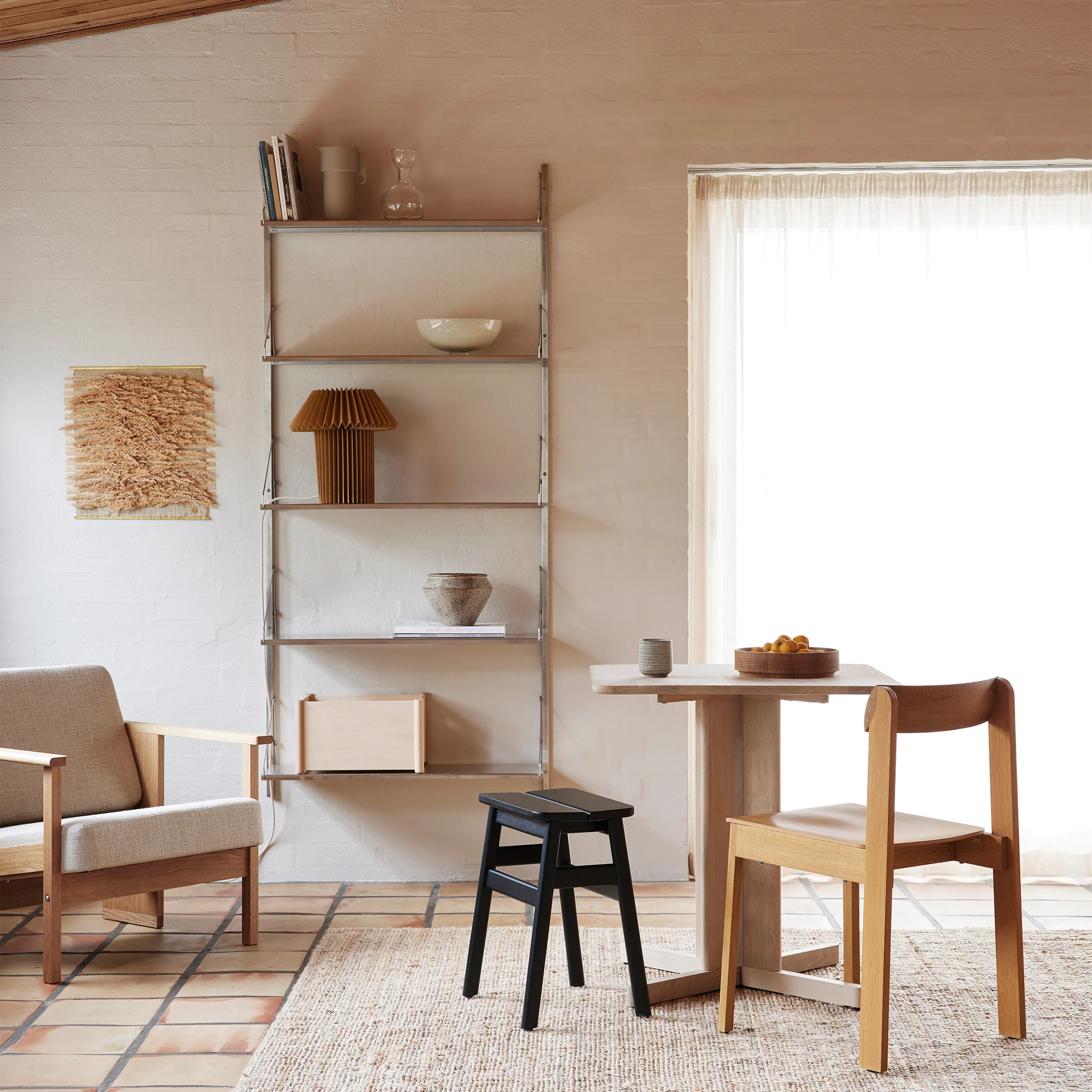Trefoil Square Table 68cm by Form and Refine - Image 3