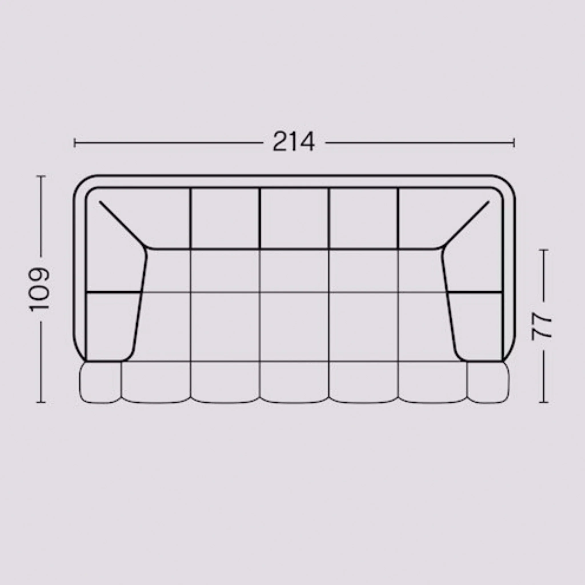 Quilton Sofa - 2 Seater - Image 3
