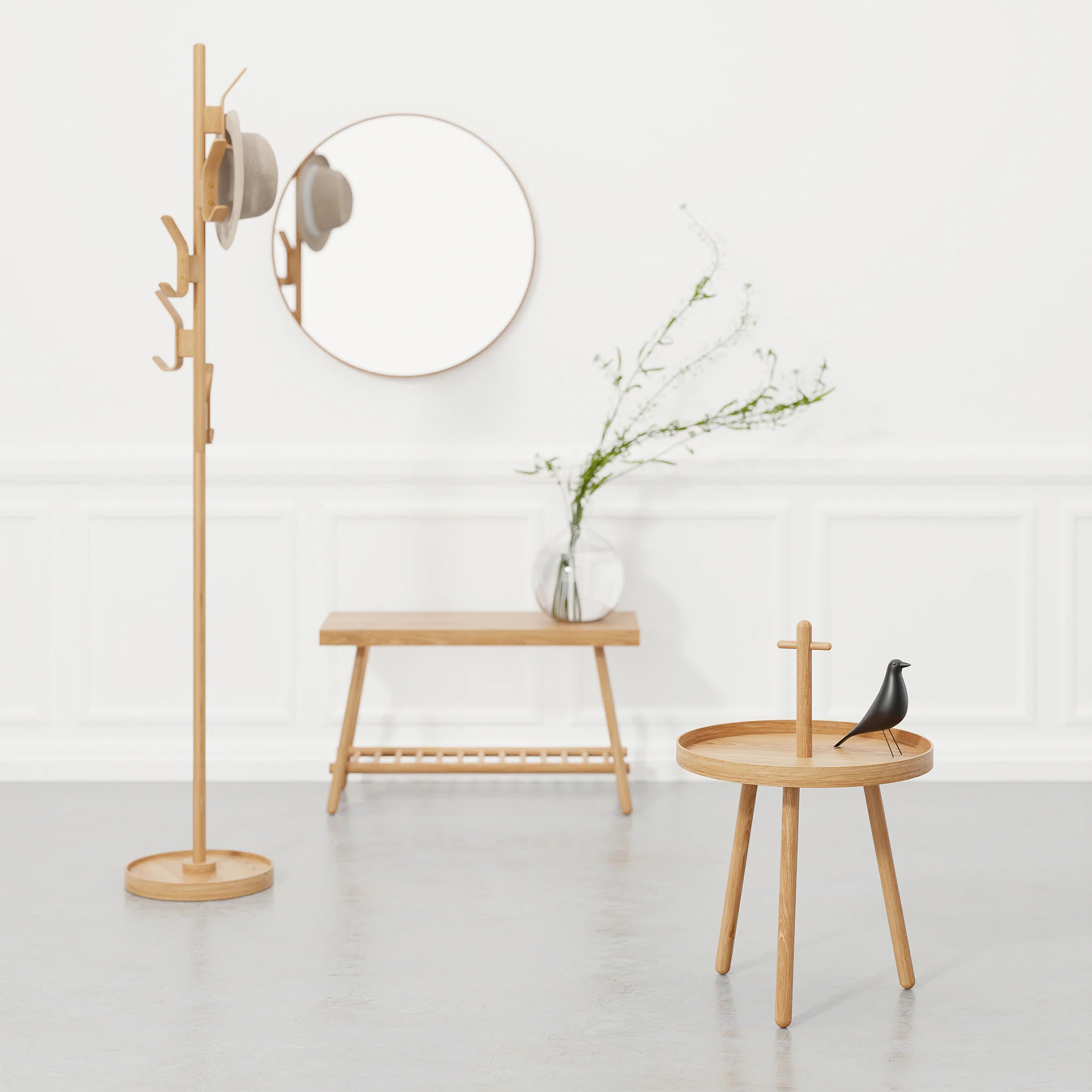 Right Hook Coat Stand by Wireworks - Image 6