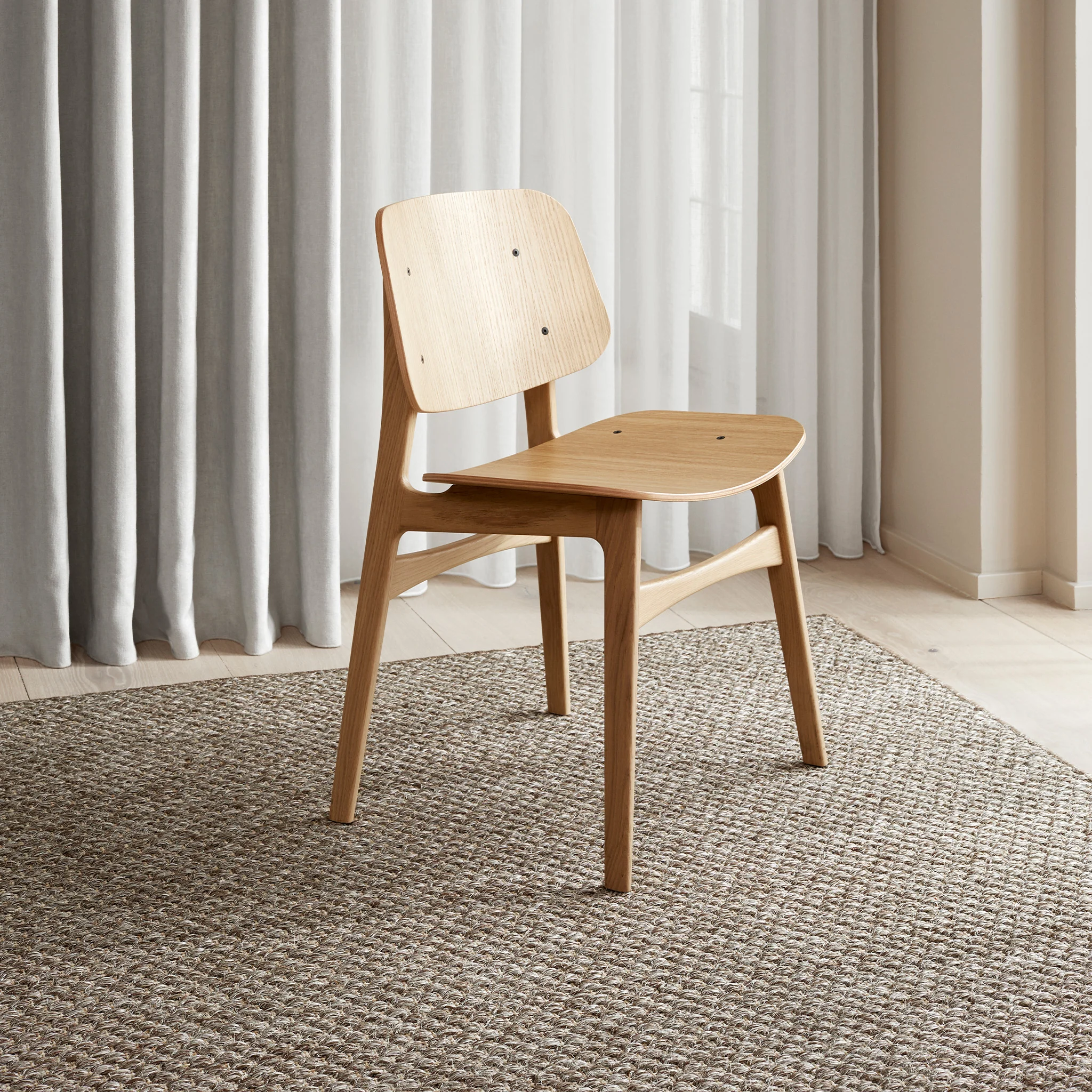 Søborg Chair Wooden Frame by Fredericia - Image 6