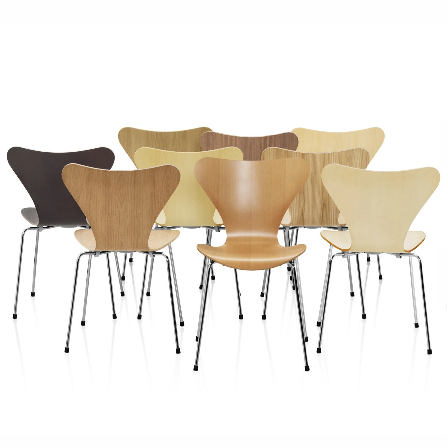 Series 7 Chair 3107 Wood Veneer by Fritz Hansen - Image 7