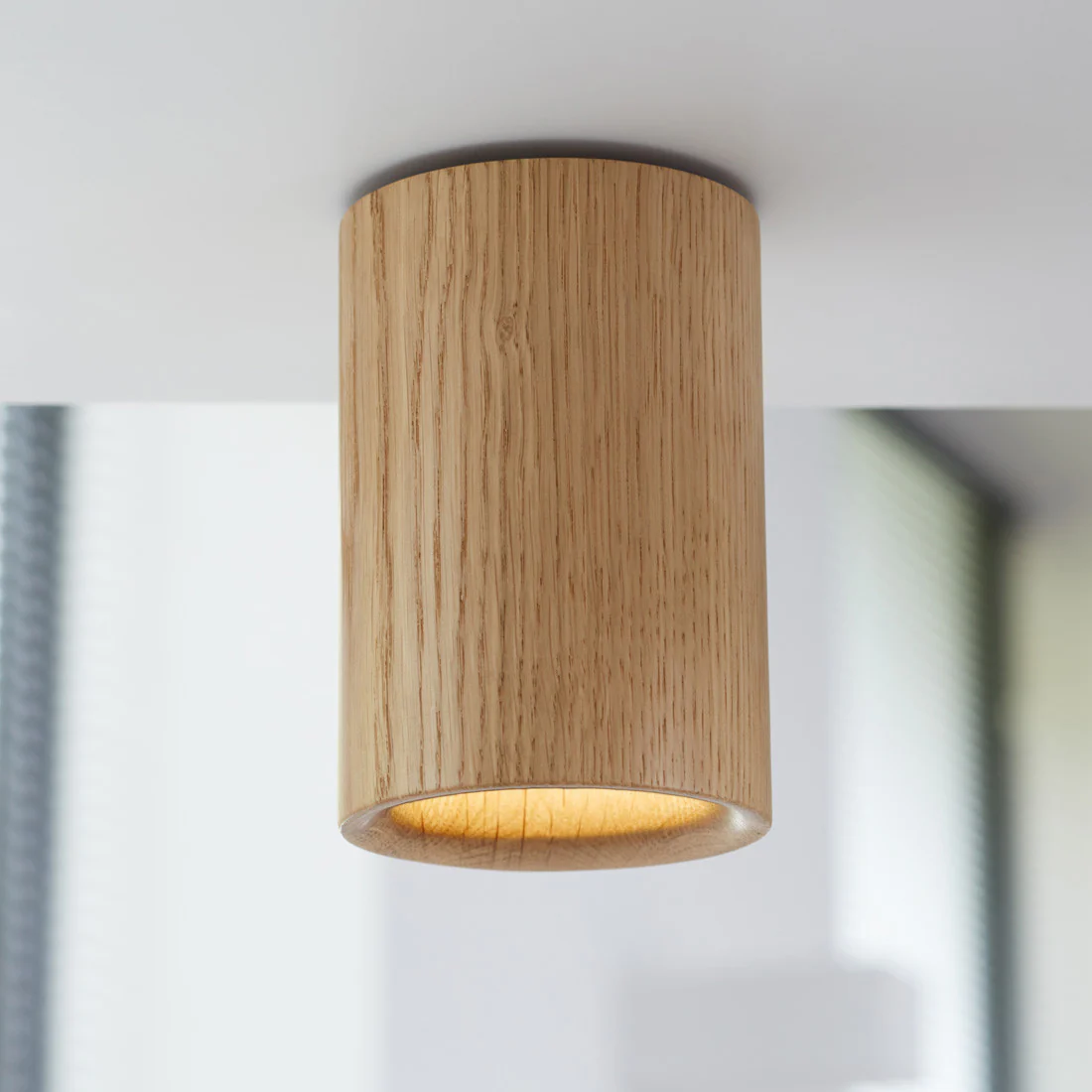 Solid Downlight Cylinder - Wood by Terence Woodgate - Image 4