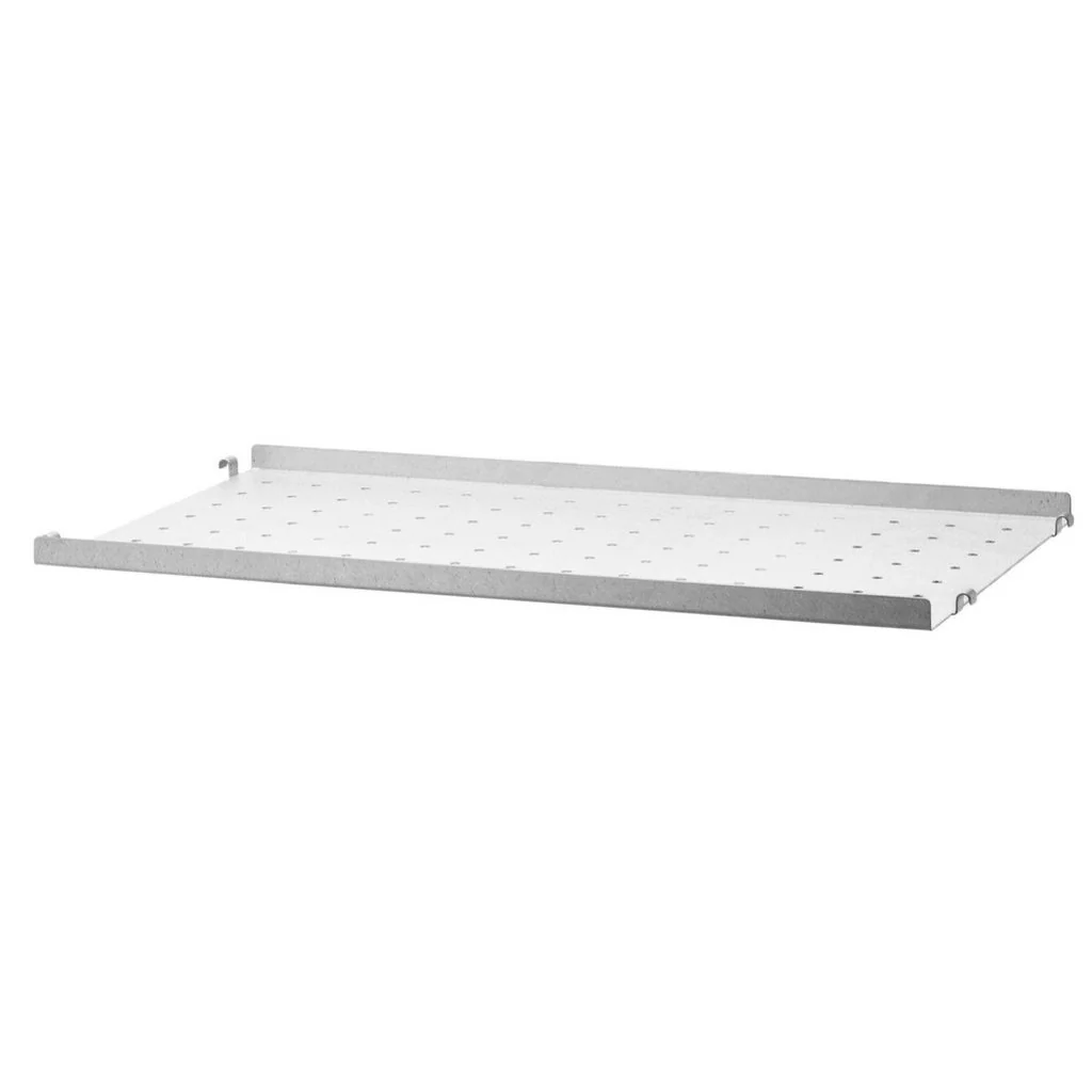 String - Galvanised Metal Shelves