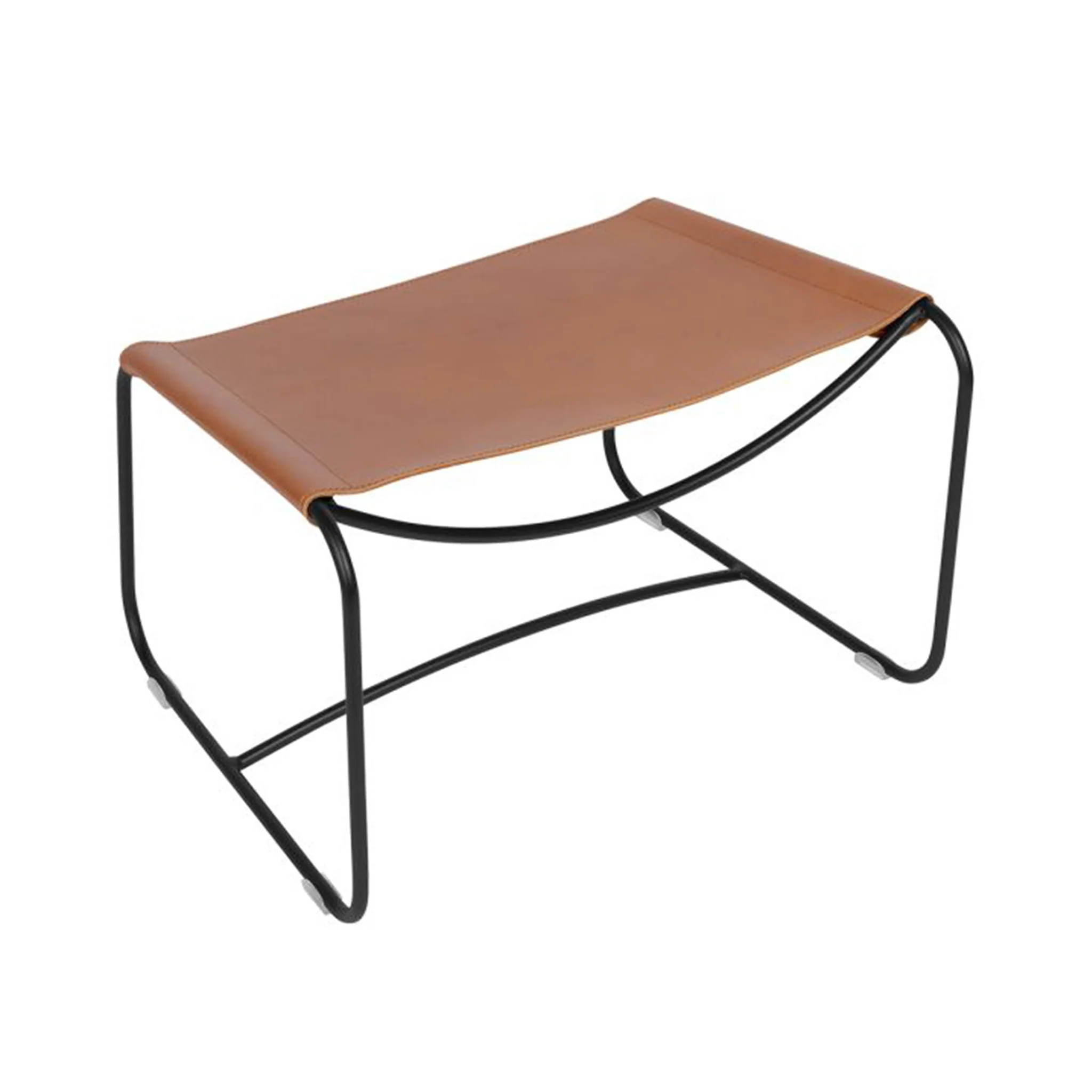 Surprising Leather Footrest by Fermob