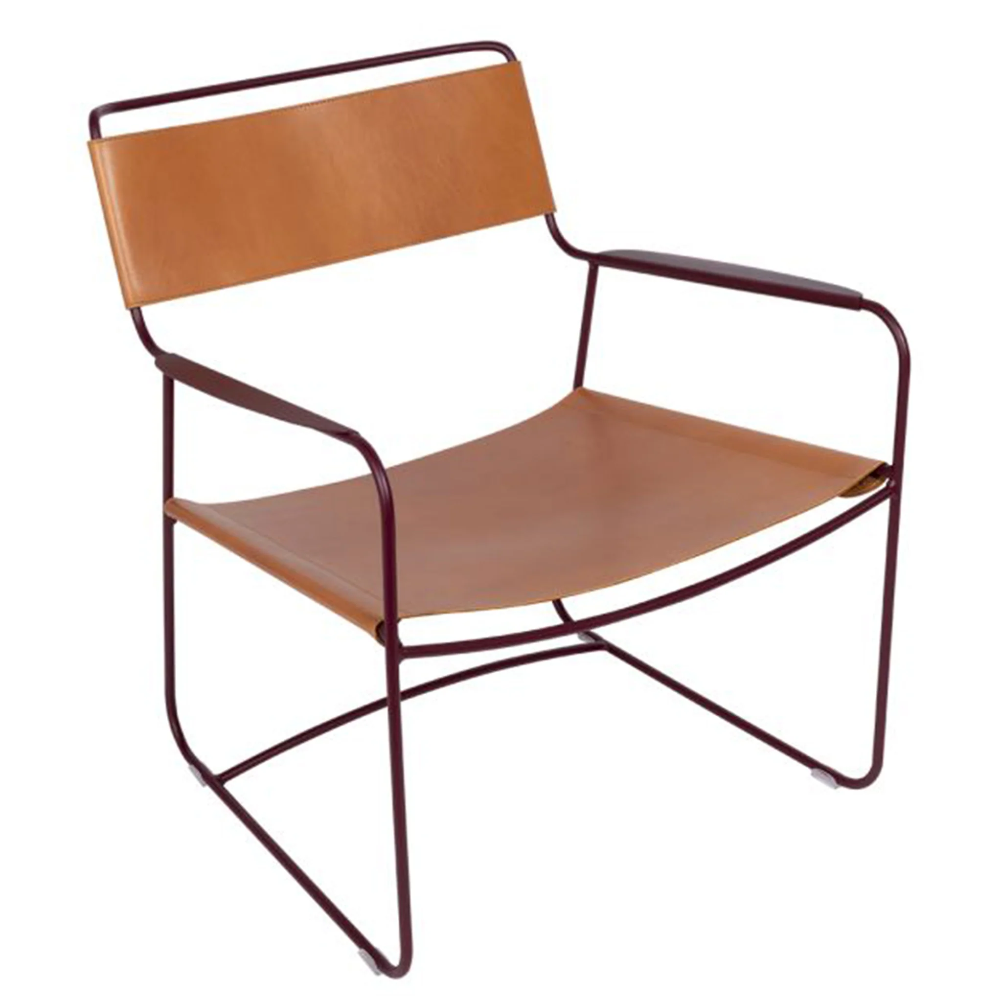 Surprising Leather Low Armchair by Fermob - Image 3