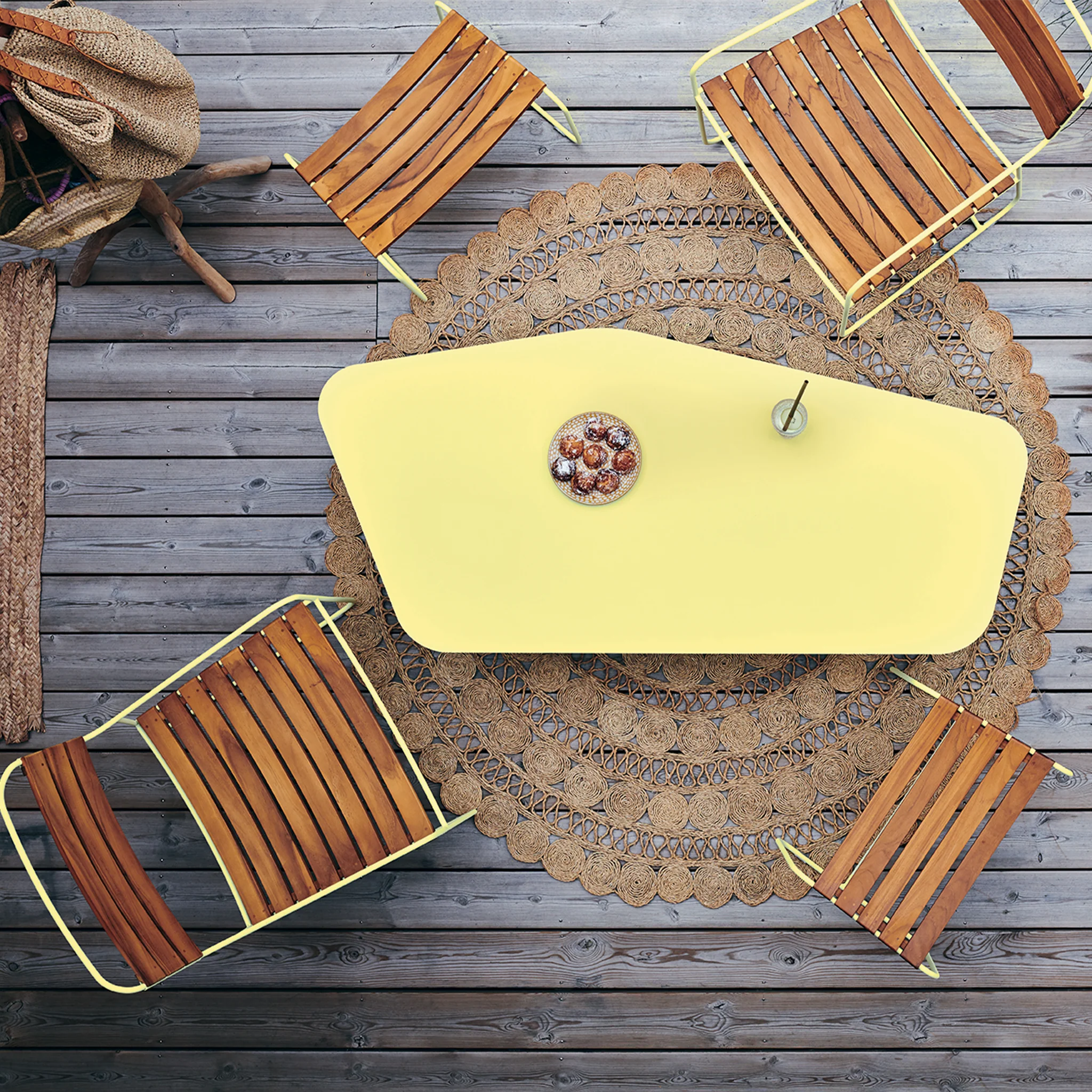 Surprising Teak Footrest by Fermob - Image 5