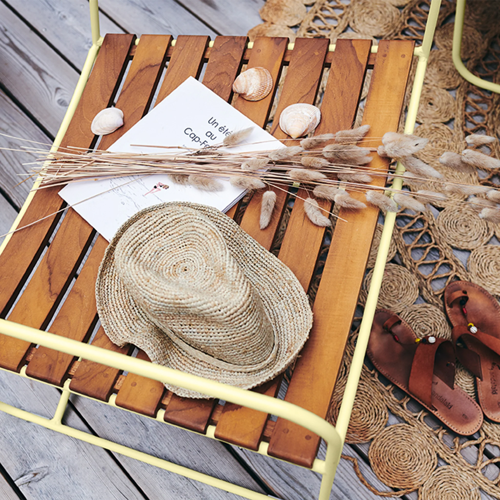 Surprising Teak Footrest by Fermob - Image 6