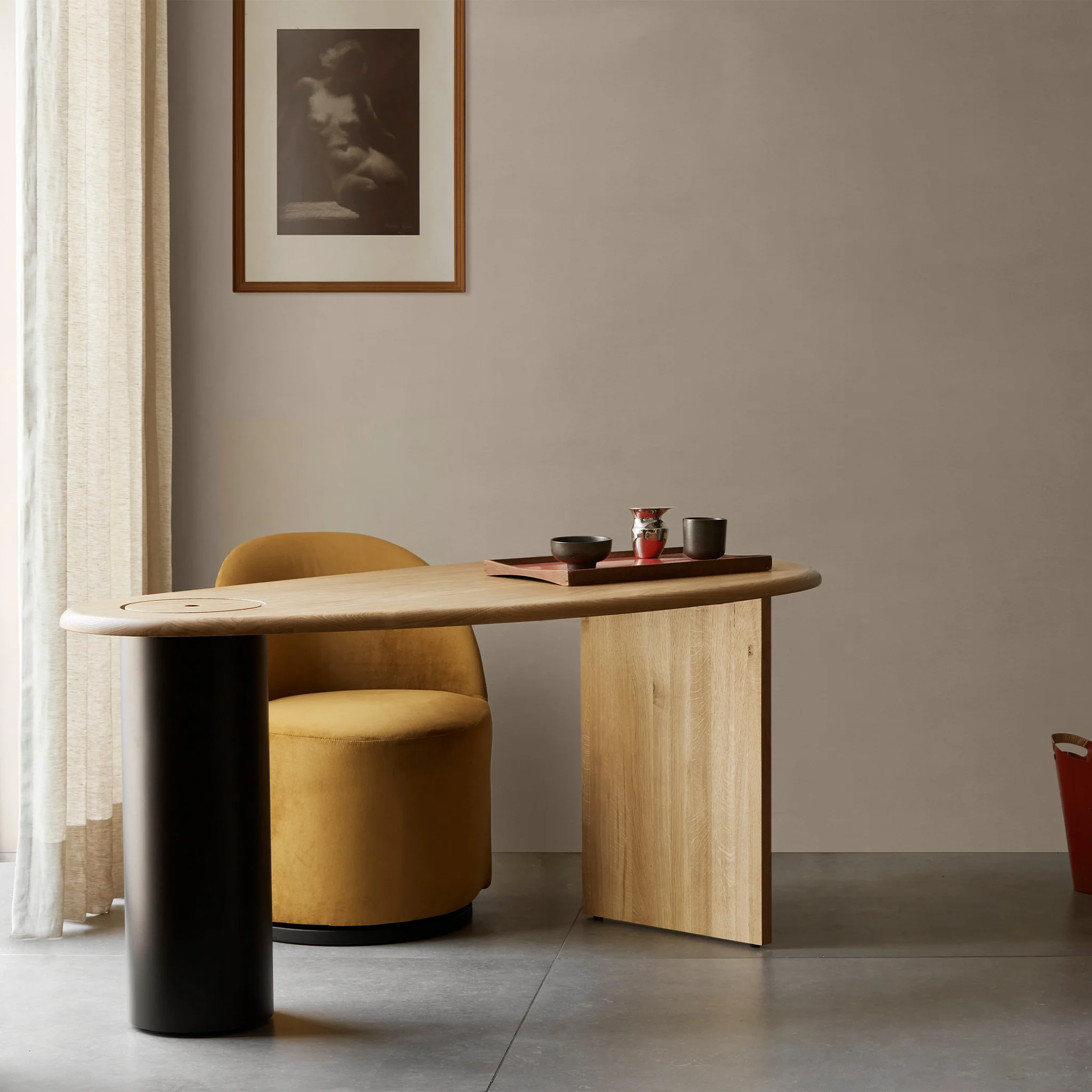 Tearoom Side Chair Swivel With Return By Nick Ross - Image 5