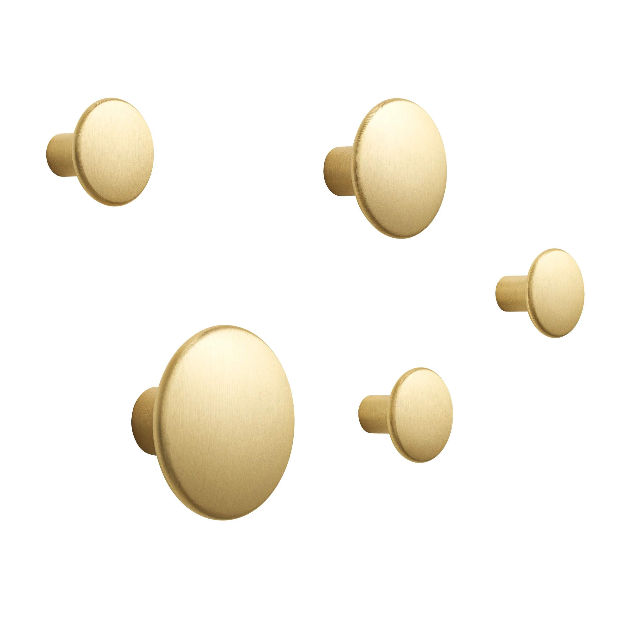 The Dots Hooks Set of 5 Metal by Muuto - Image 2