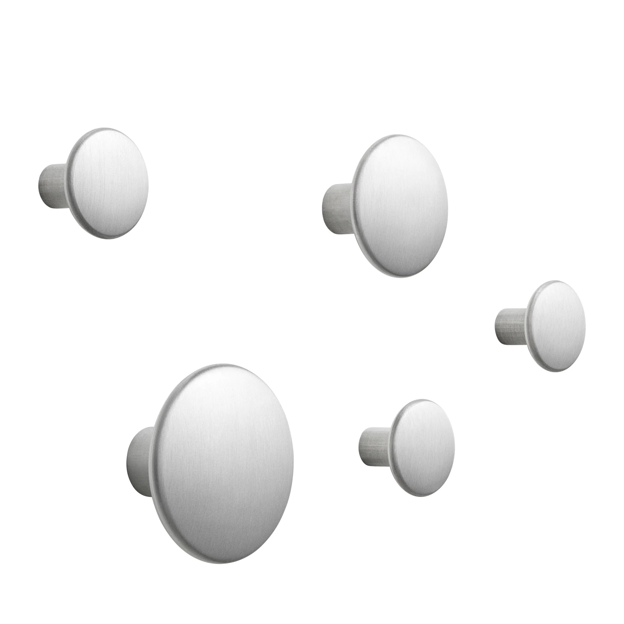 The Dots Hooks Set of 5 Metal by Muuto - Image 3