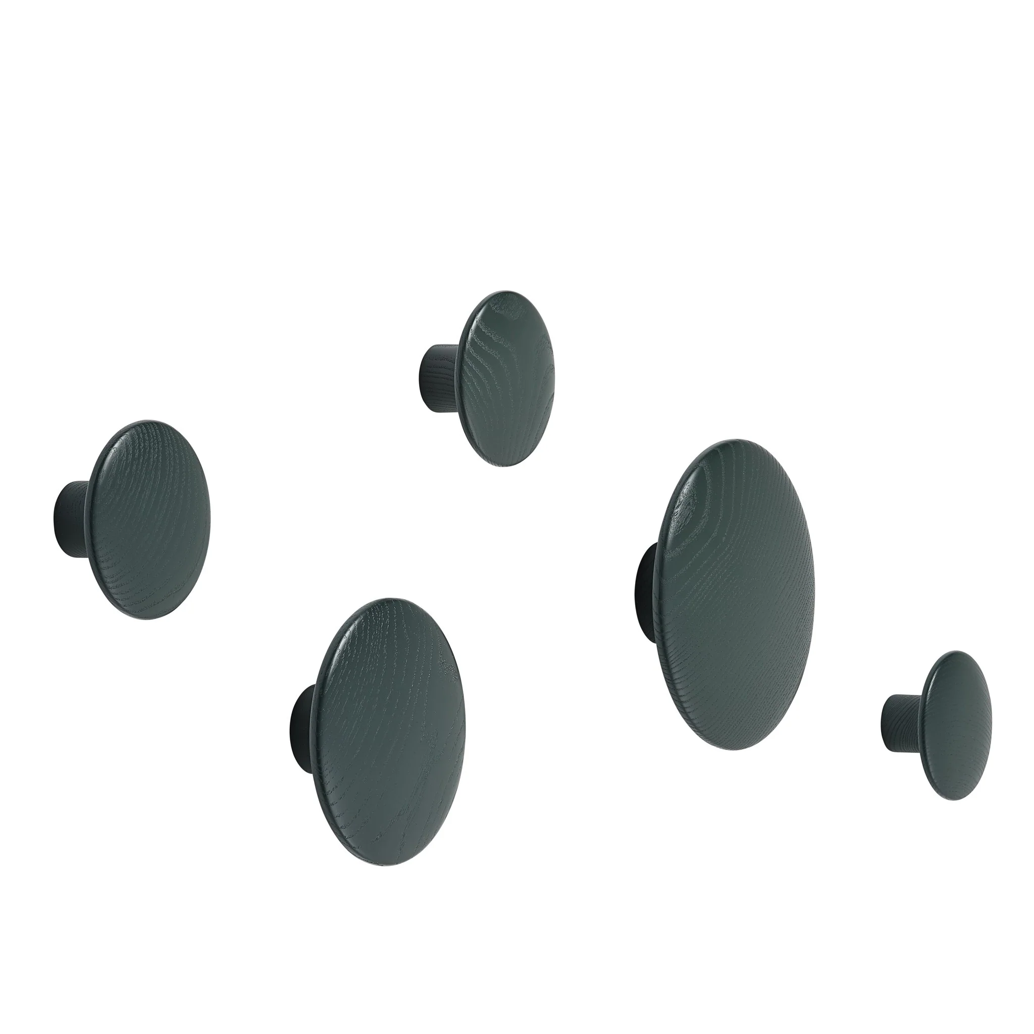 The Dots Hooks Set of 5 Metal by Muuto - Image 5