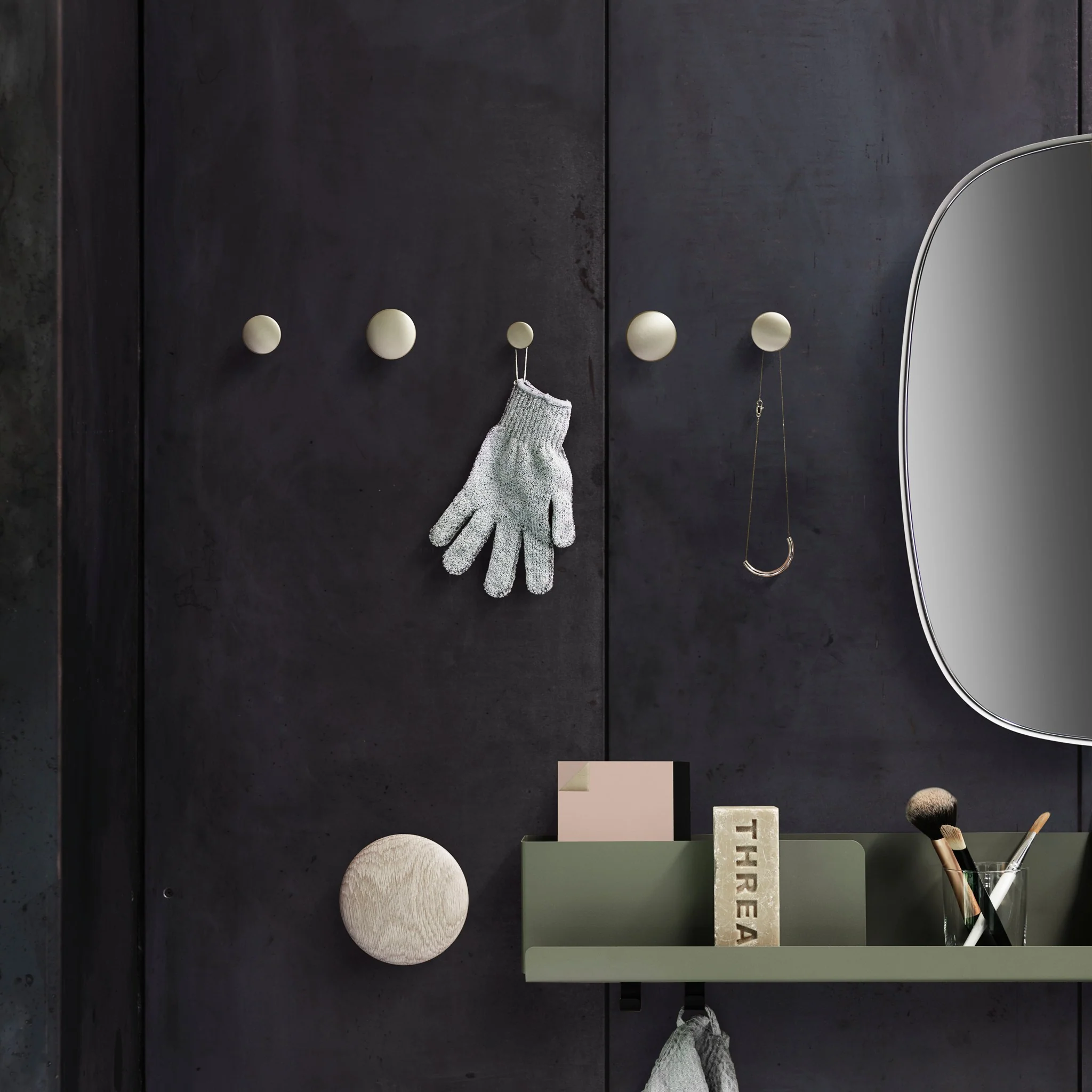 The Dots Hooks Set of 5 Metal by Muuto - Image 6
