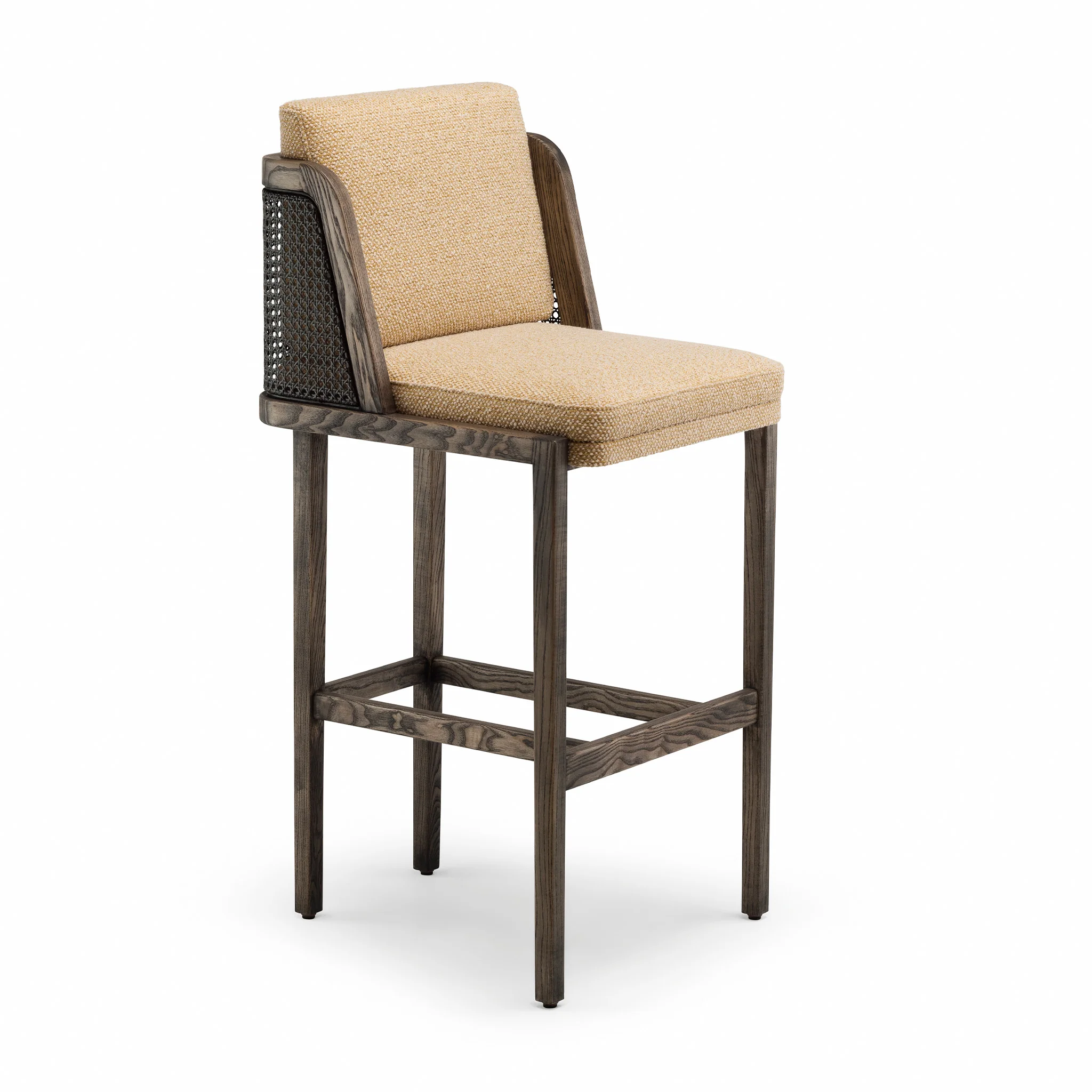 Throne Breakfast Stool With Rattan By Autoban - Image 5