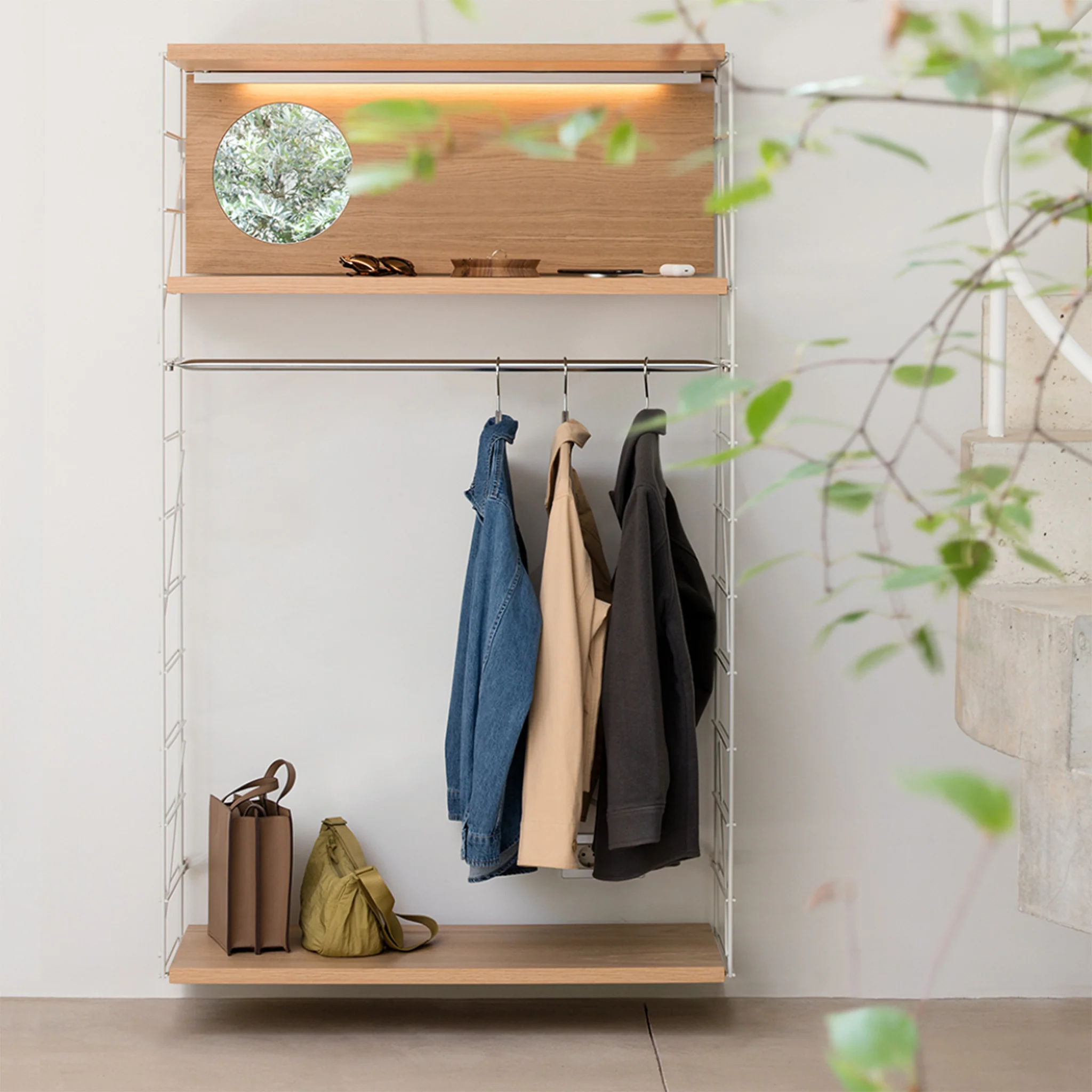 Tria114 Modular Shelving System - Clothes Hanging - Image 6