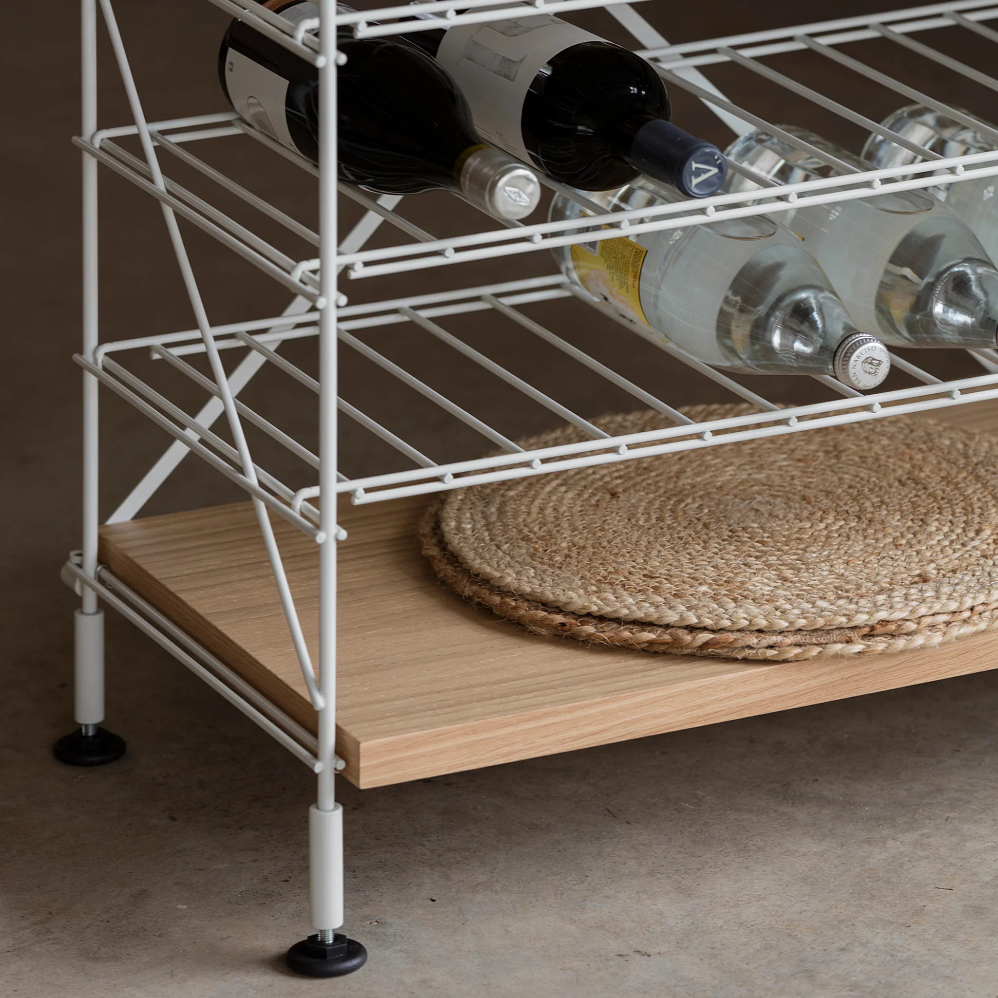Tria114 Modular Shelving System - Grid Shelf - Image 2