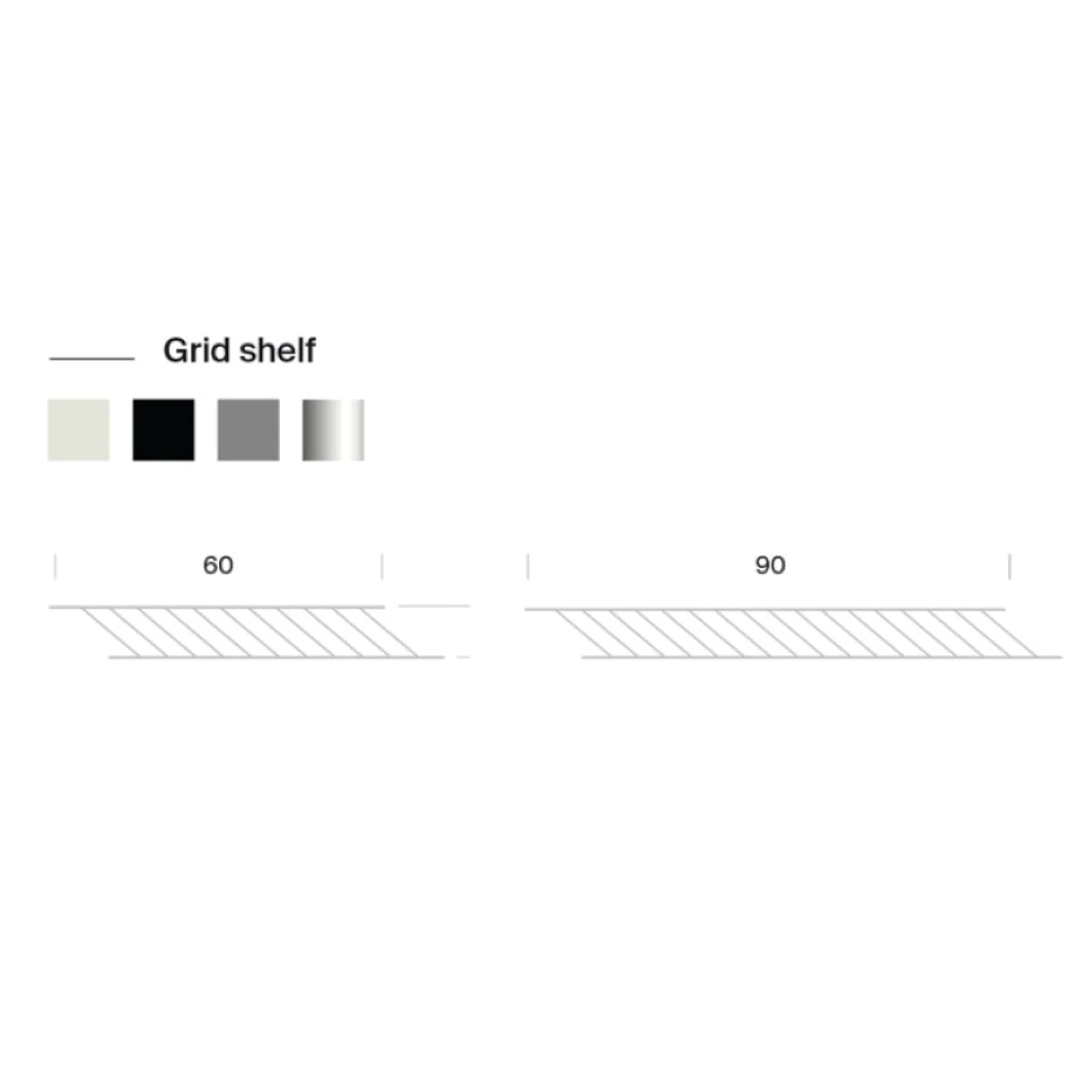 Tria114 Modular Shelving System - Grid Shelf - Image 6