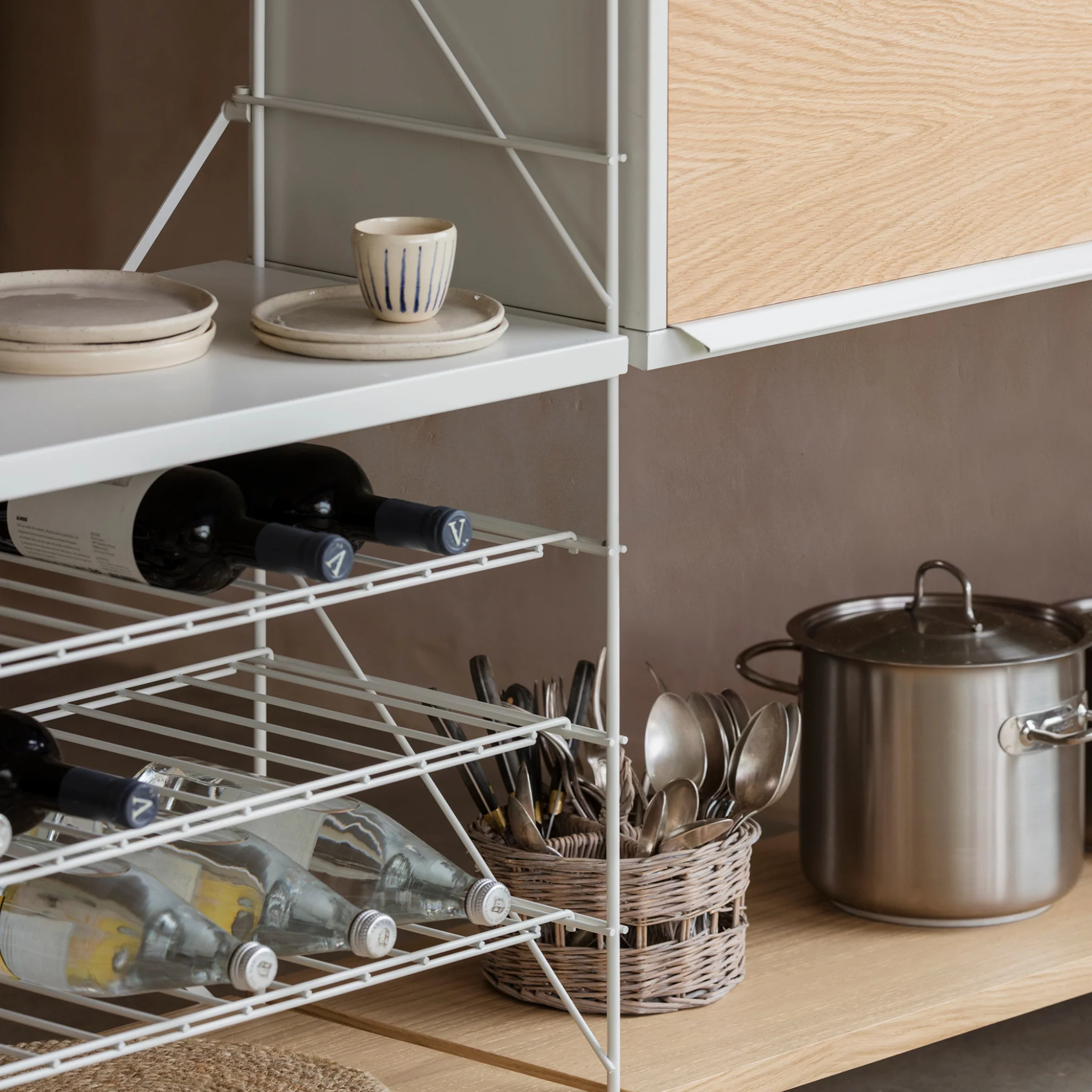 Tria114 Modular Shelving System - Grid Shelf - Image 8